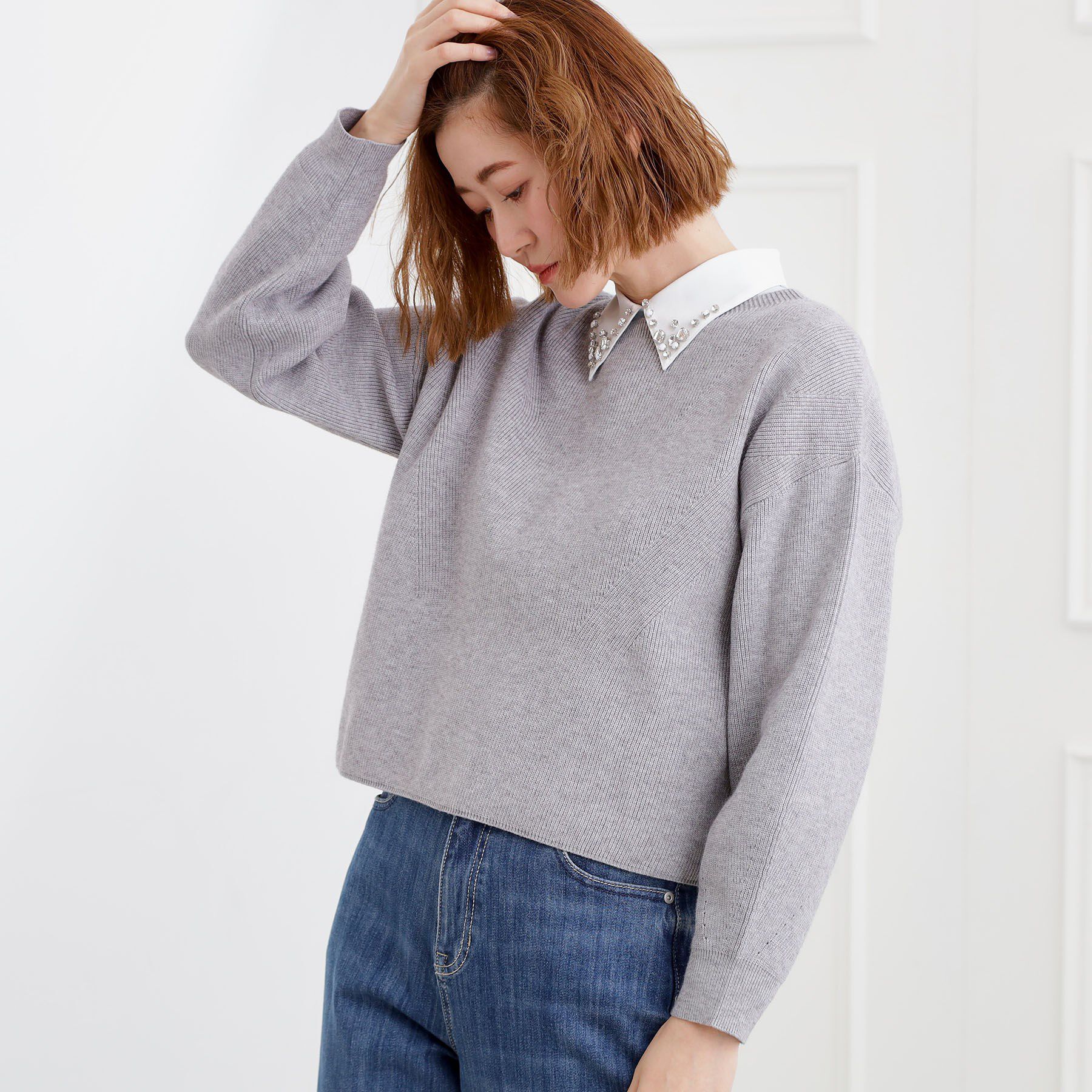 grove「毎日着たくなる、もちもち畦編みニット」|ニット・セーター|