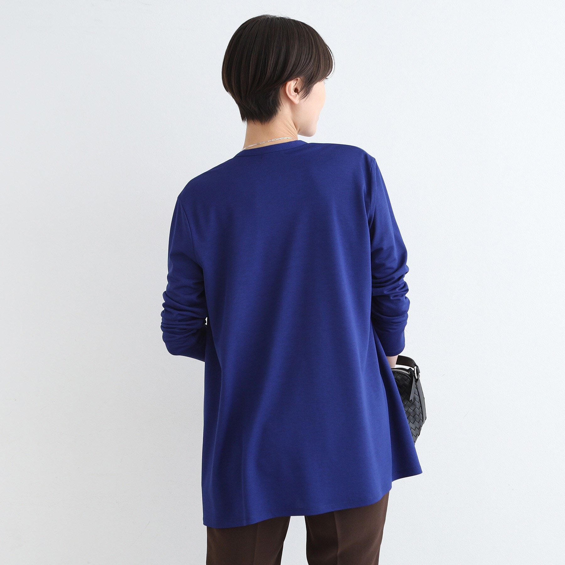 INDIVI「【洗える／UVケア／接触冷感】ドライタッチ着流しジャージカーディガン」|カーディガン|