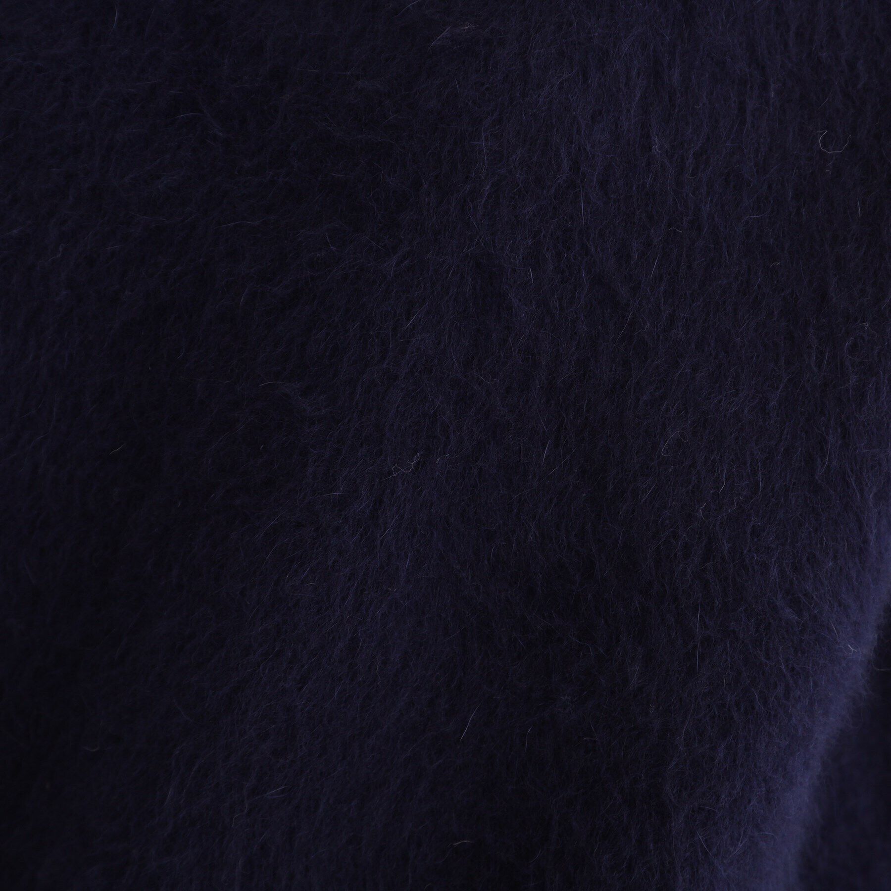 INDIVI「【フォックス混】ラウンドネックヘアリーニット」|ニット・セーター|