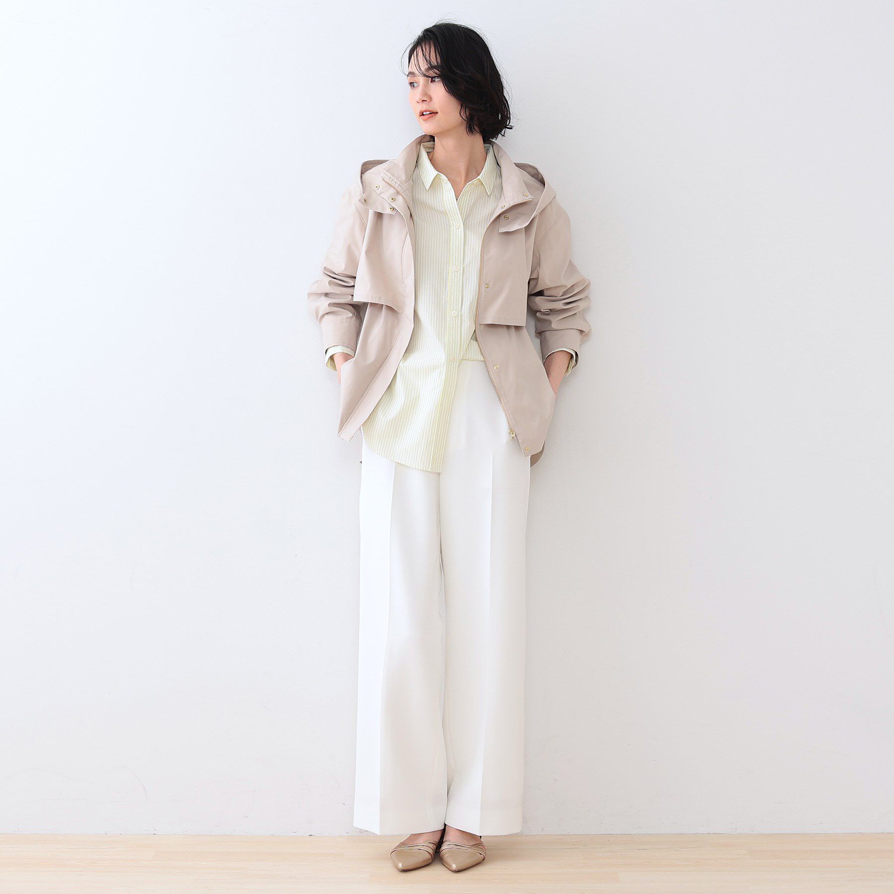 INDIVI「【撥水／UVケア】マルチWAYマウンテンパーカ」|ブルゾン・スタジャン|