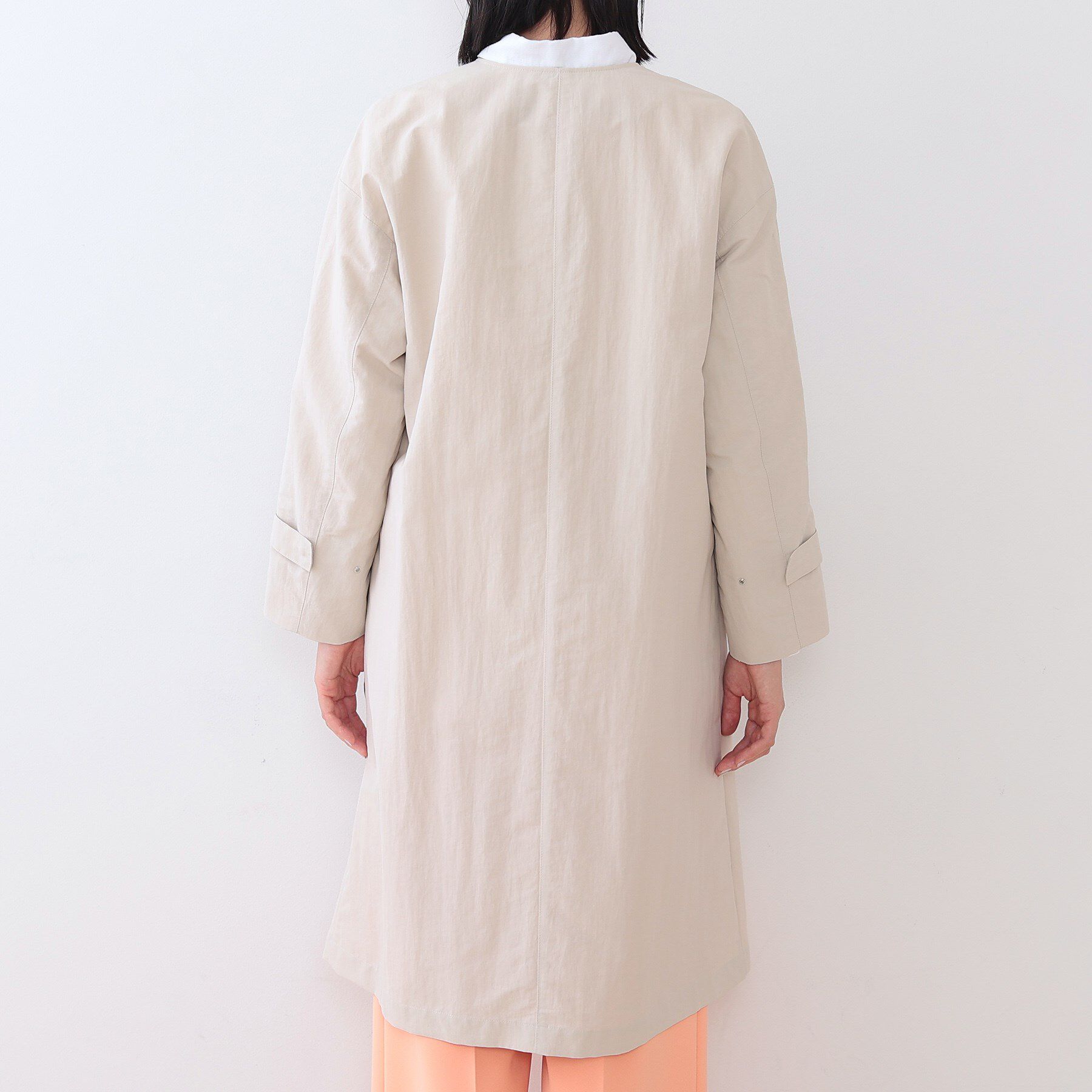 INDIVI「【撥水／UVケア／軽量】トレンチ風ロングコート」|トレンチコート|