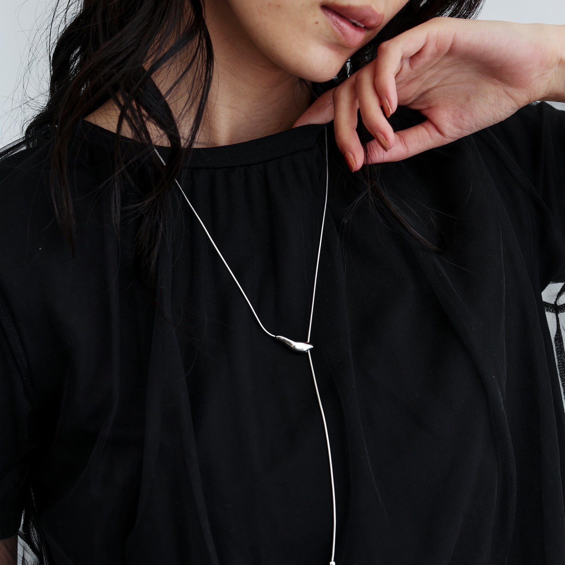 GALLEST「レイヤードチュールトップス」|Tシャツ・カットソー|