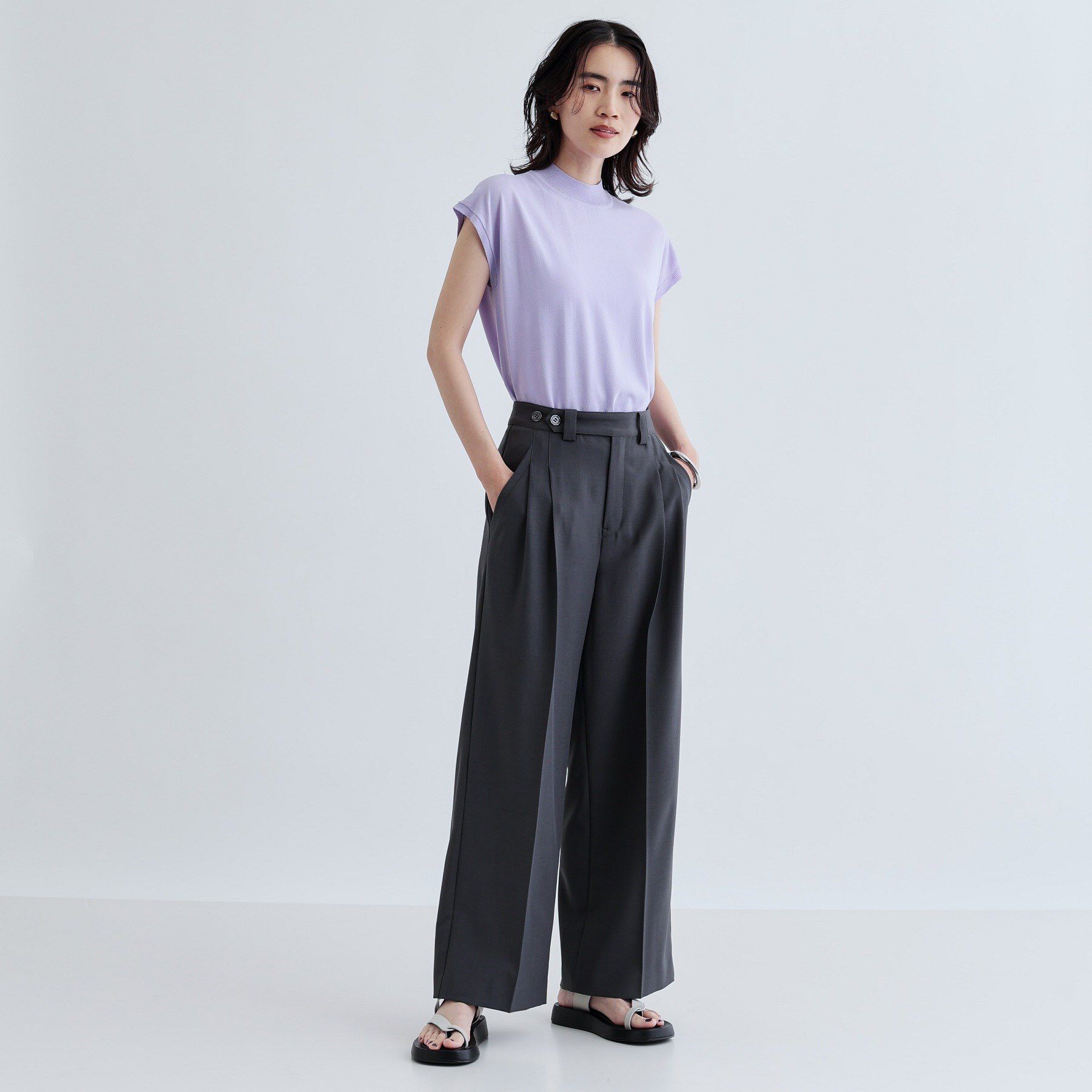 GALLEST「【UVカット】ノースリーブニット」|ニット・セーター|