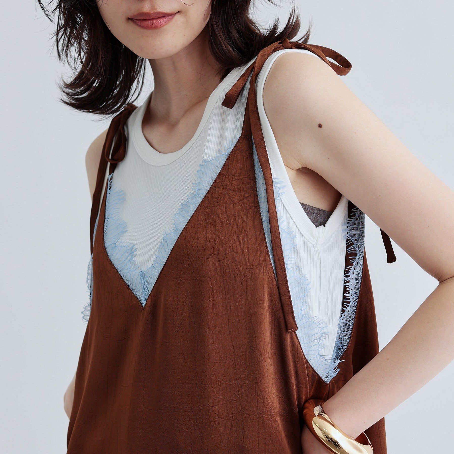 GALLEST「ランジェリーキャミブラウス」|シャツ・ブラウス|