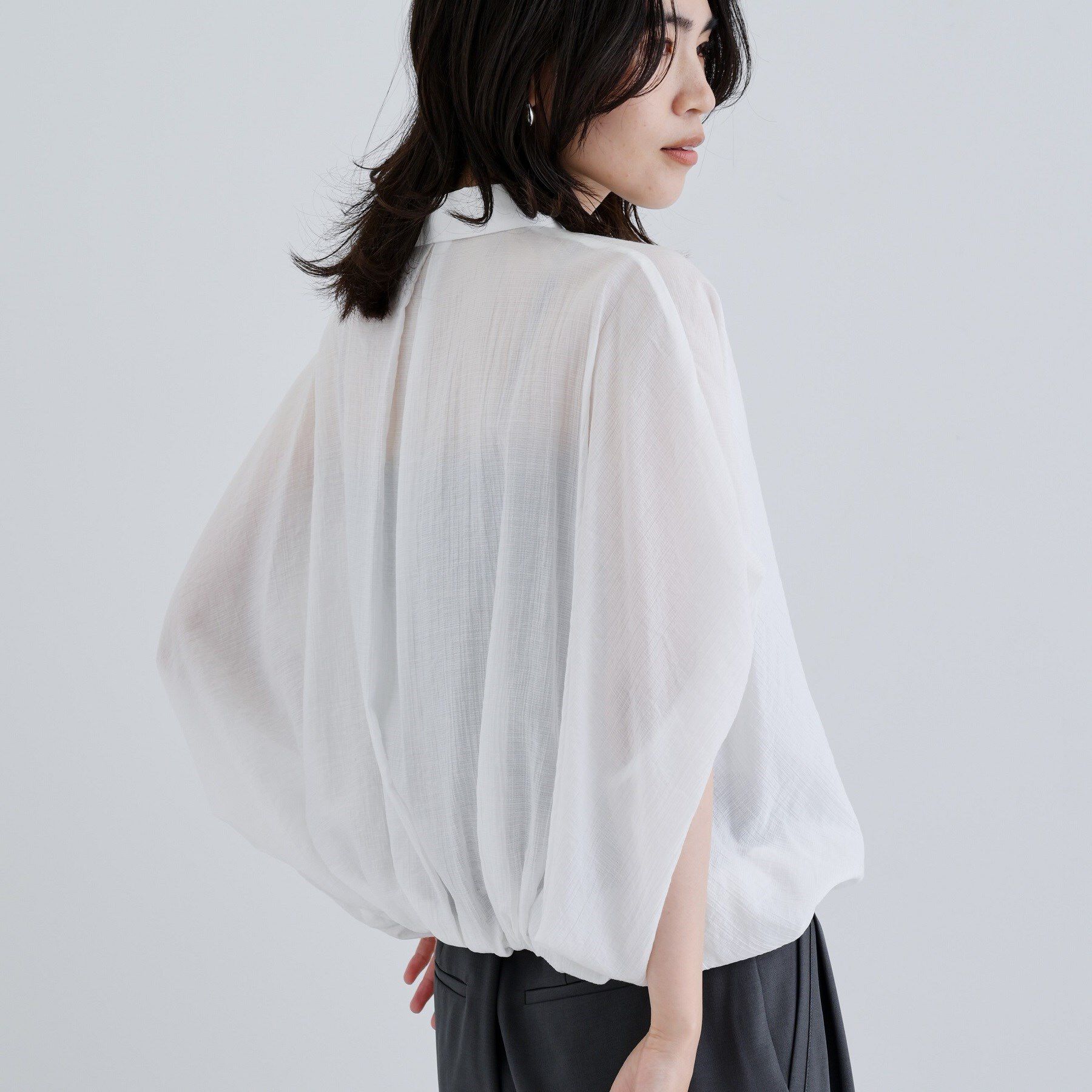 GALLEST「バルーンフォルムブラウス」|シャツ・ブラウス|