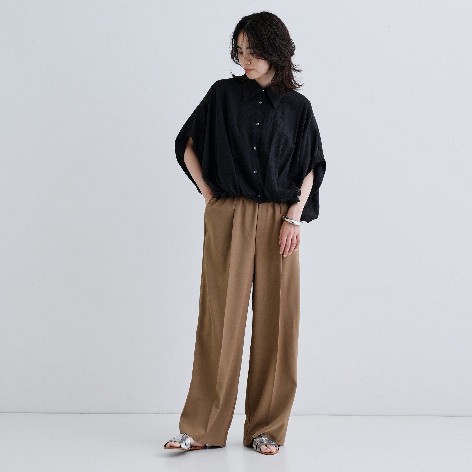 GALLEST「バルーンフォルムブラウス」|シャツ・ブラウス|