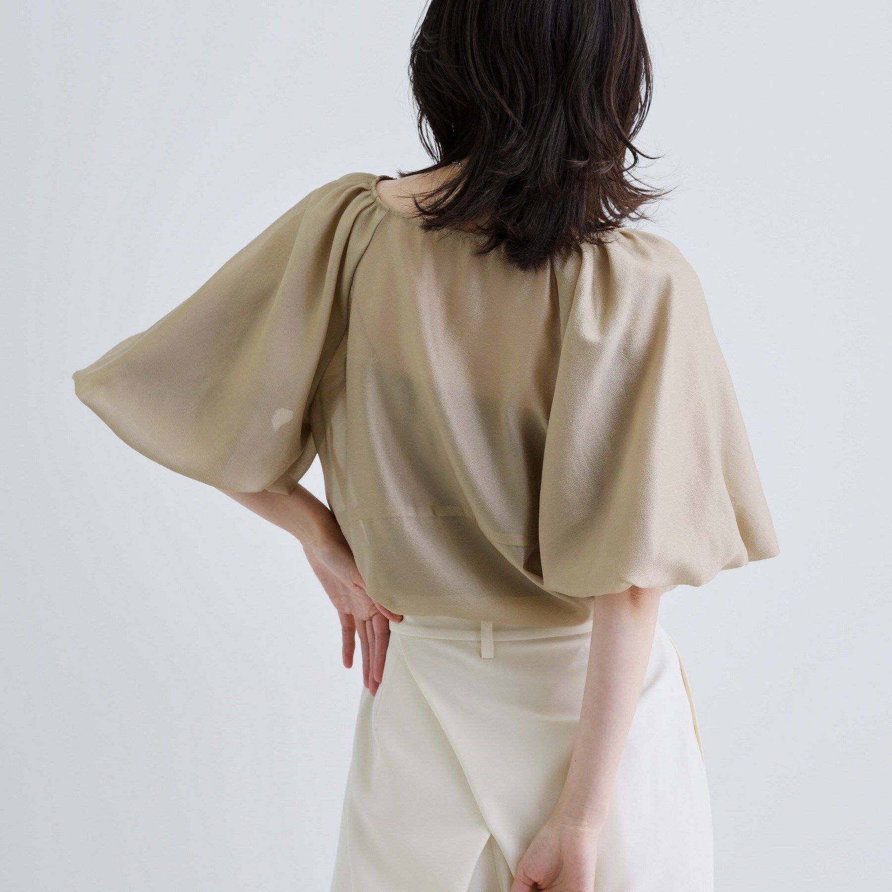 GALLEST「ボリュームスリーブブラウス」|シャツ・ブラウス|