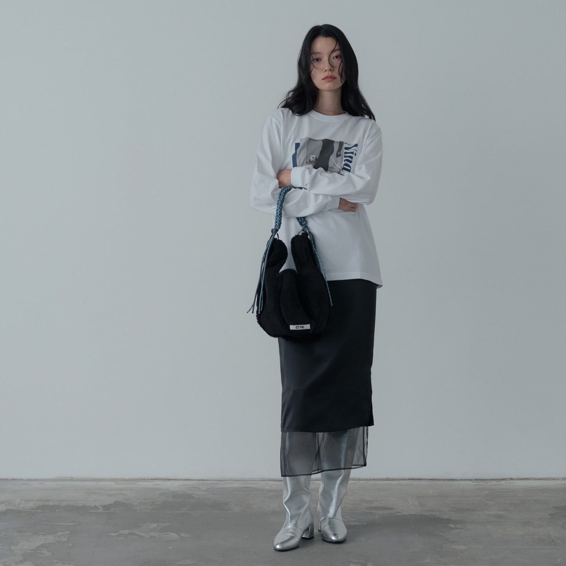 GALLEST「【CTFK】ムートン風ボールバッグ」|ハンドバッグ|