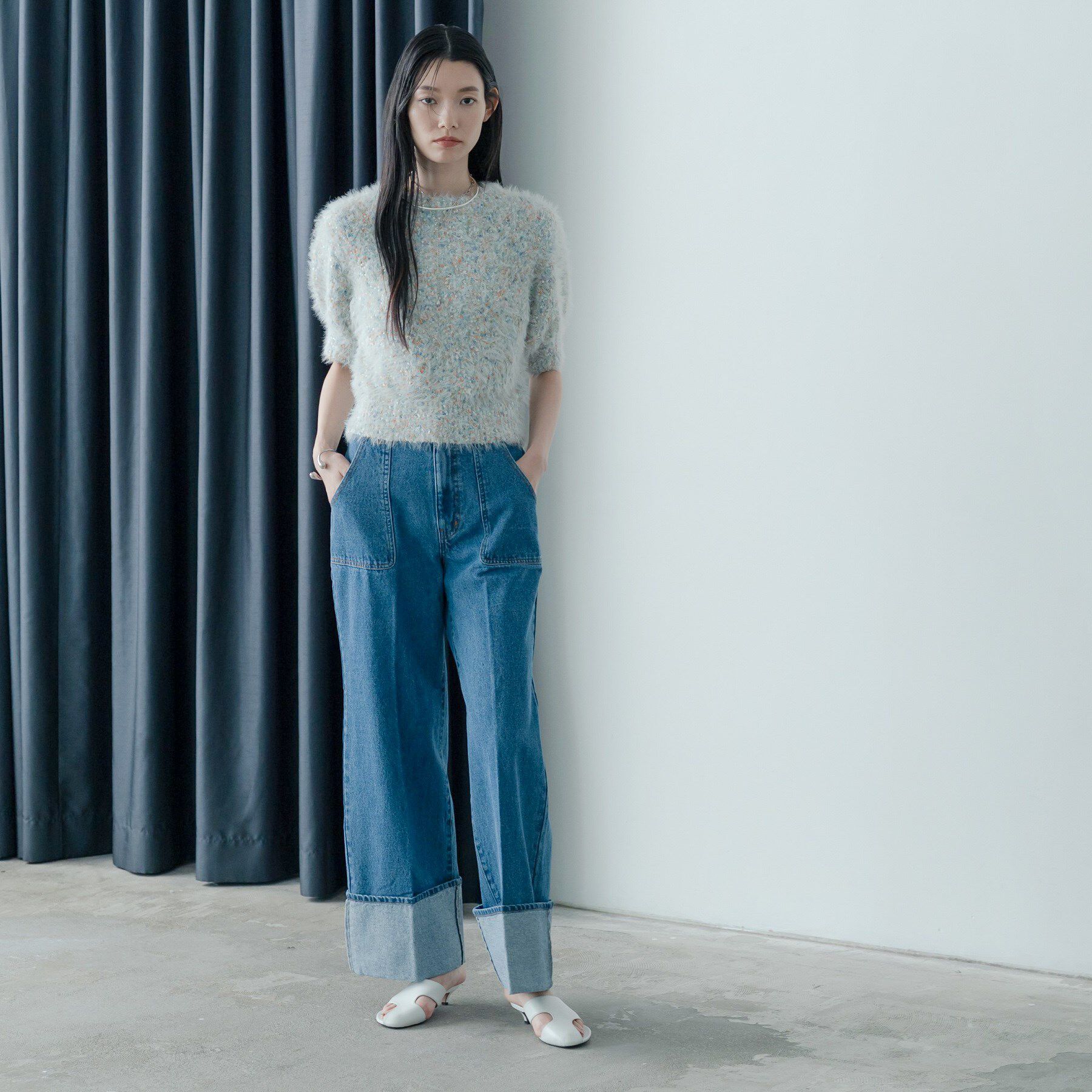 GALLEST「カラーネップニット」|ニット・セーター|