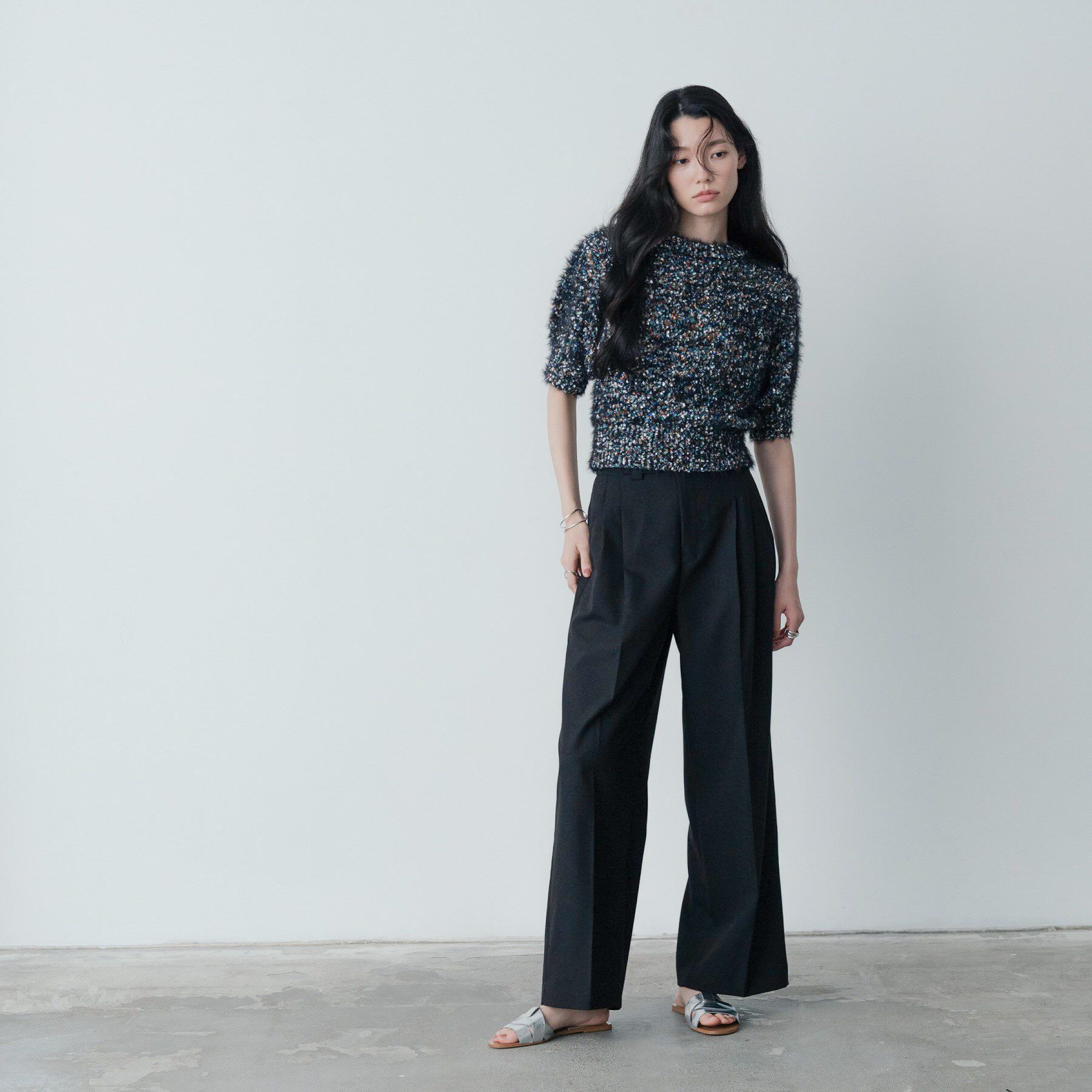 GALLEST「カラーネップニット」|ニット・セーター|