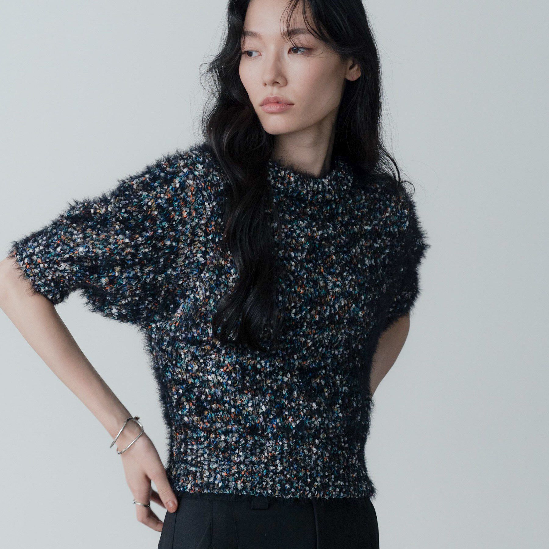 GALLEST「カラーネップニット」|ニット・セーター|