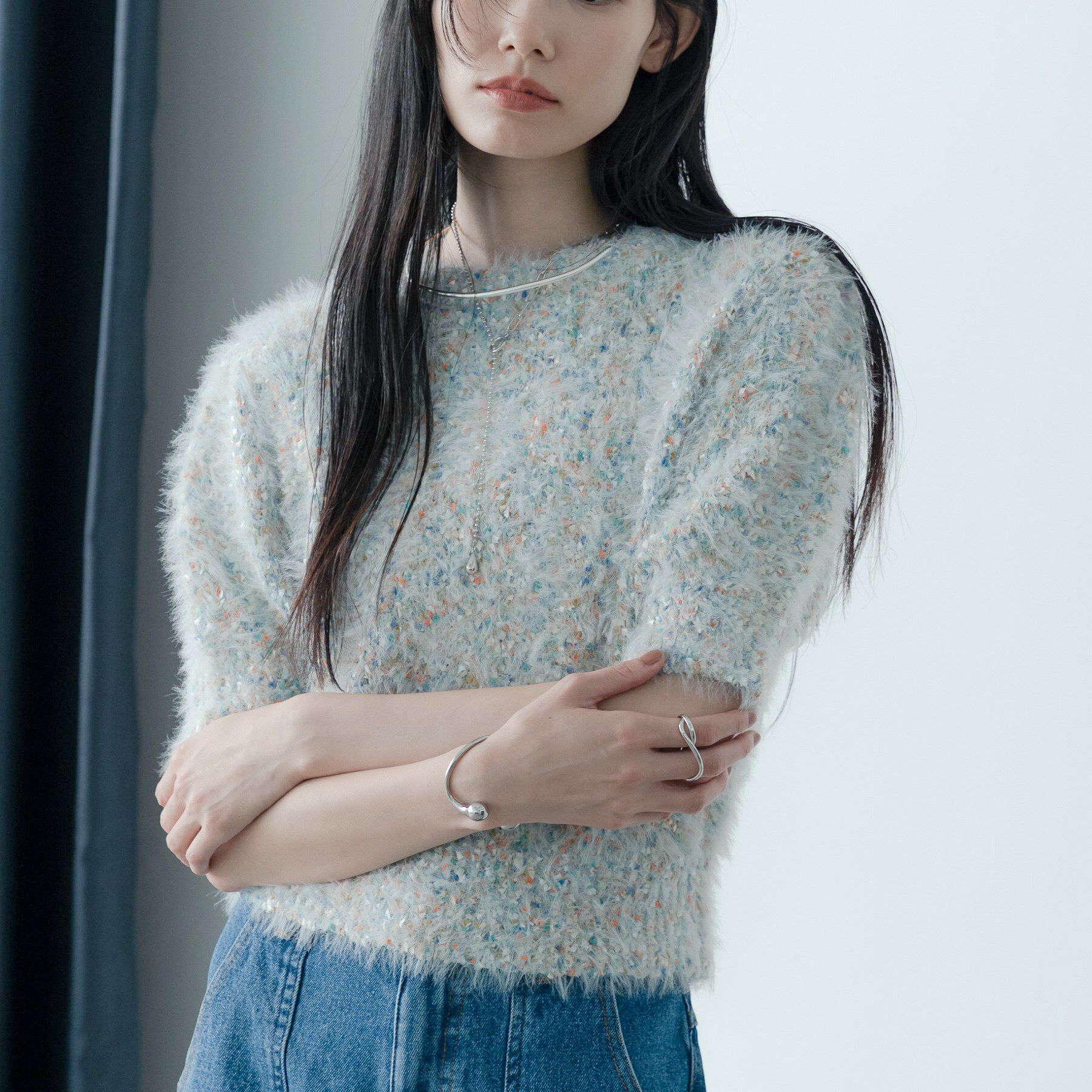 GALLEST「カラーネップニット」|ニット・セーター|