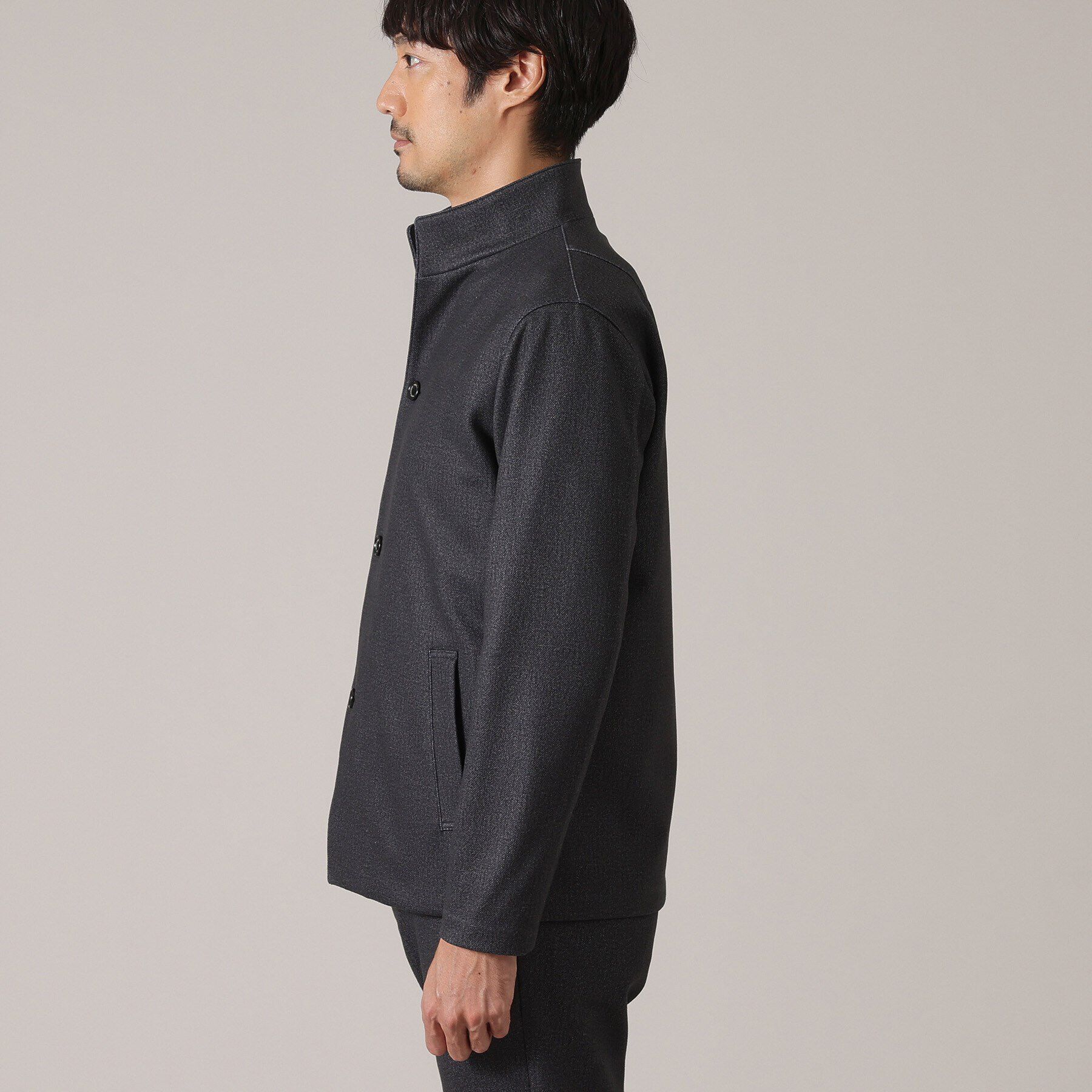 TAKEO KIKUCHI「【DOWN FABRIC】ダウンファブリック スタンドカラーブルゾン」|ブルゾン・スタジャン|