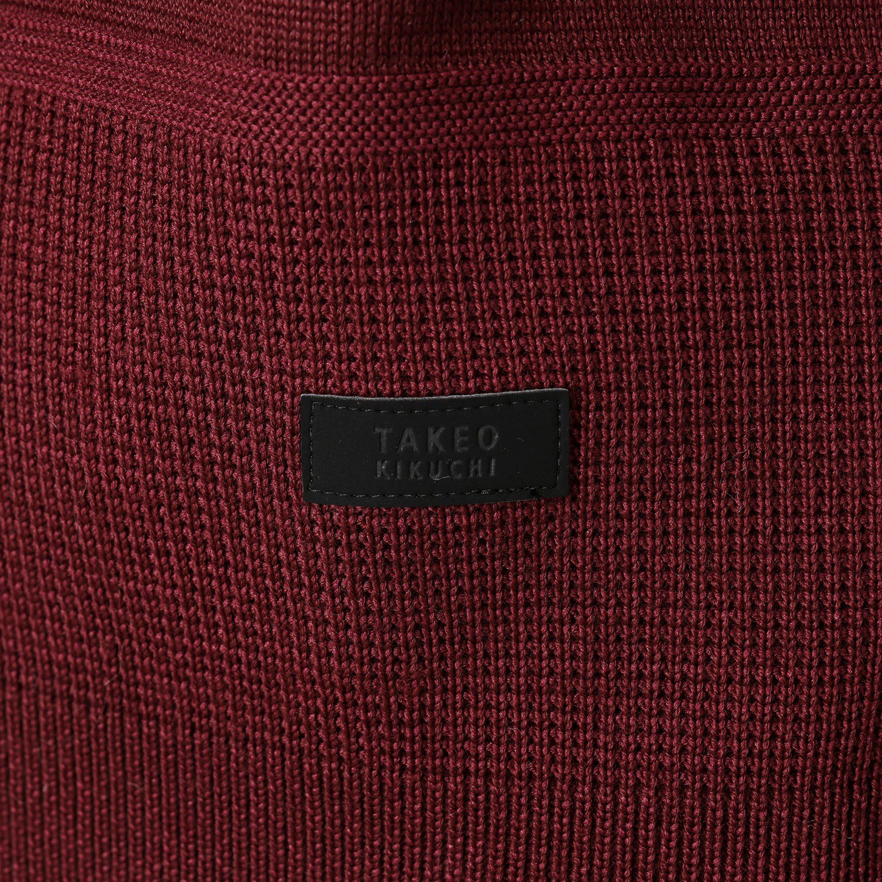 TAKEO KIKUCHI「【Made in JAPAN】編地切替 プルオーバーニット」|ニット・セーター|