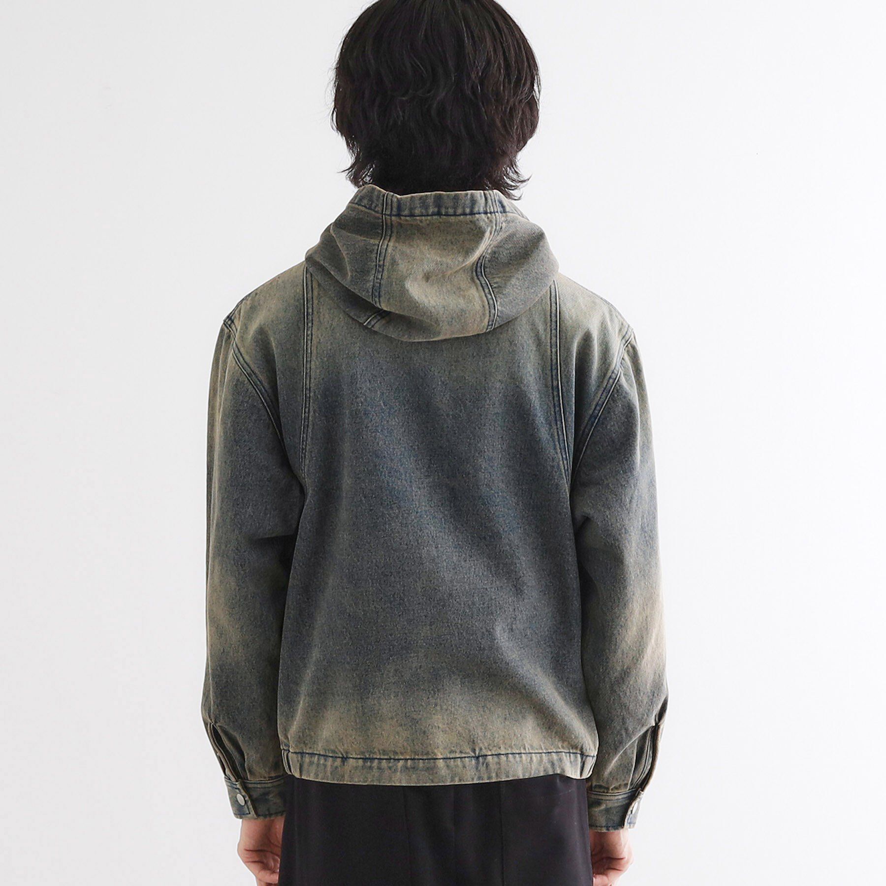 tk.TAKEO KIKUCHI「ヴィンテージライクデニムジップパーカ」|パーカー|