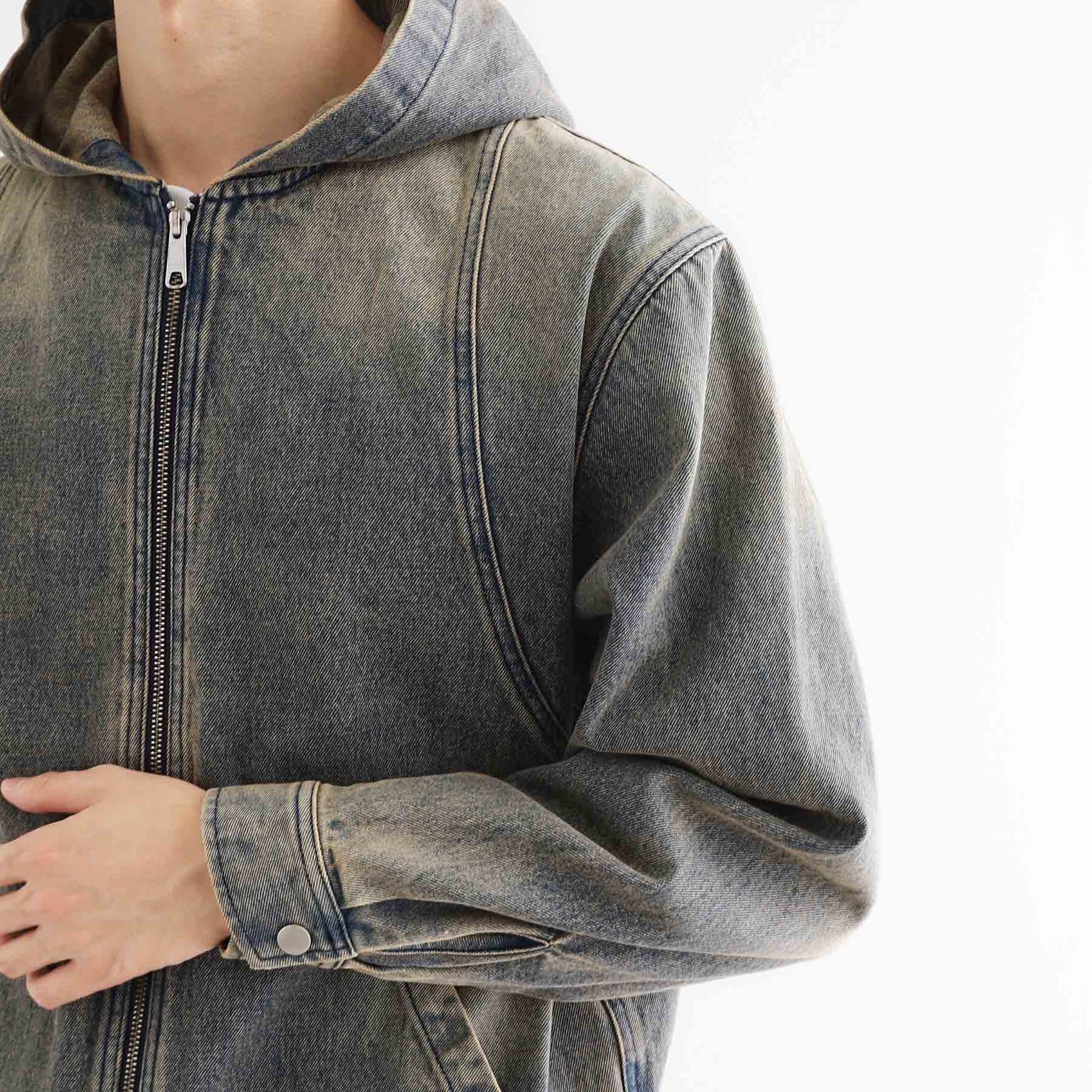 tk.TAKEO KIKUCHI「ヴィンテージライクデニムジップパーカ」|パーカー|