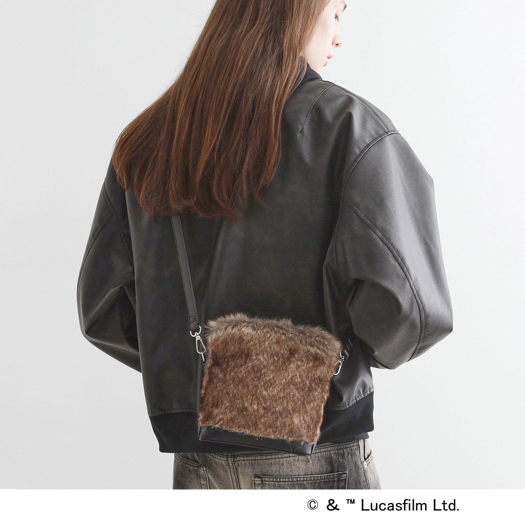 tk.TAKEO KIKUCHI「【STAR WARS】Capsule Collection アオリミニショルダー」|ショルダー・メッセンジャー|ブラック(119)