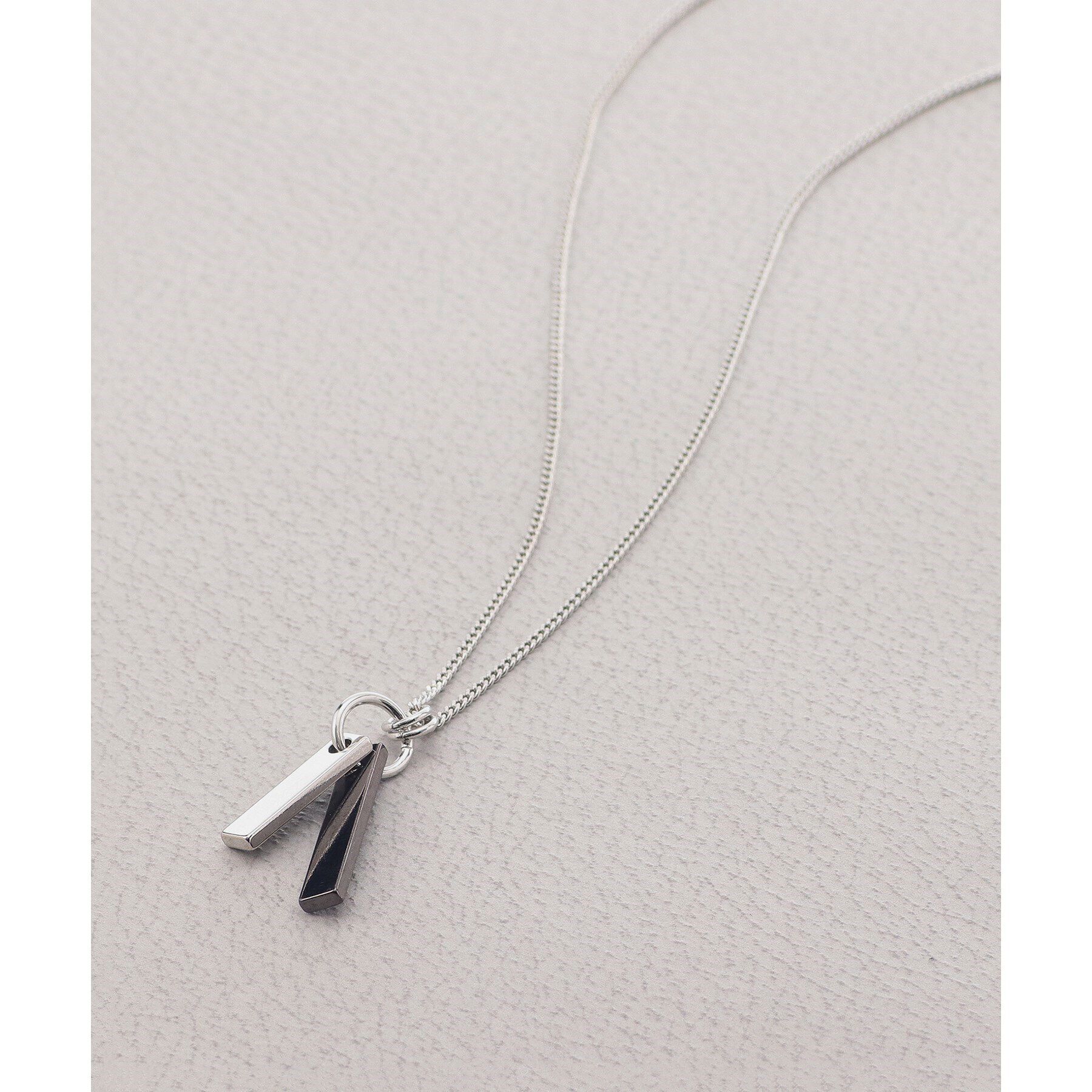 tk.TAKEO KIKUCHI「ダブルバーネックレス」|ネックレス|ブラック(019)