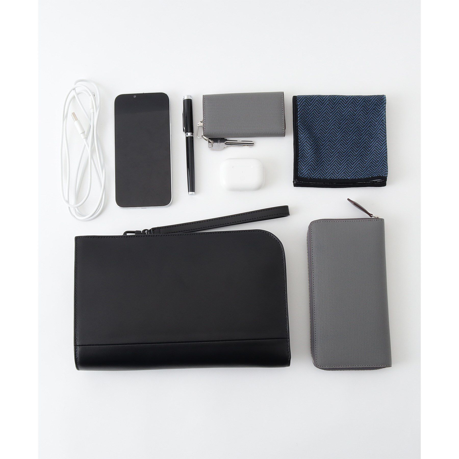 tk.TAKEO KIKUCHI「リアルレザークラッチ（冠婚葬祭OK）」|クラッチバッグ|