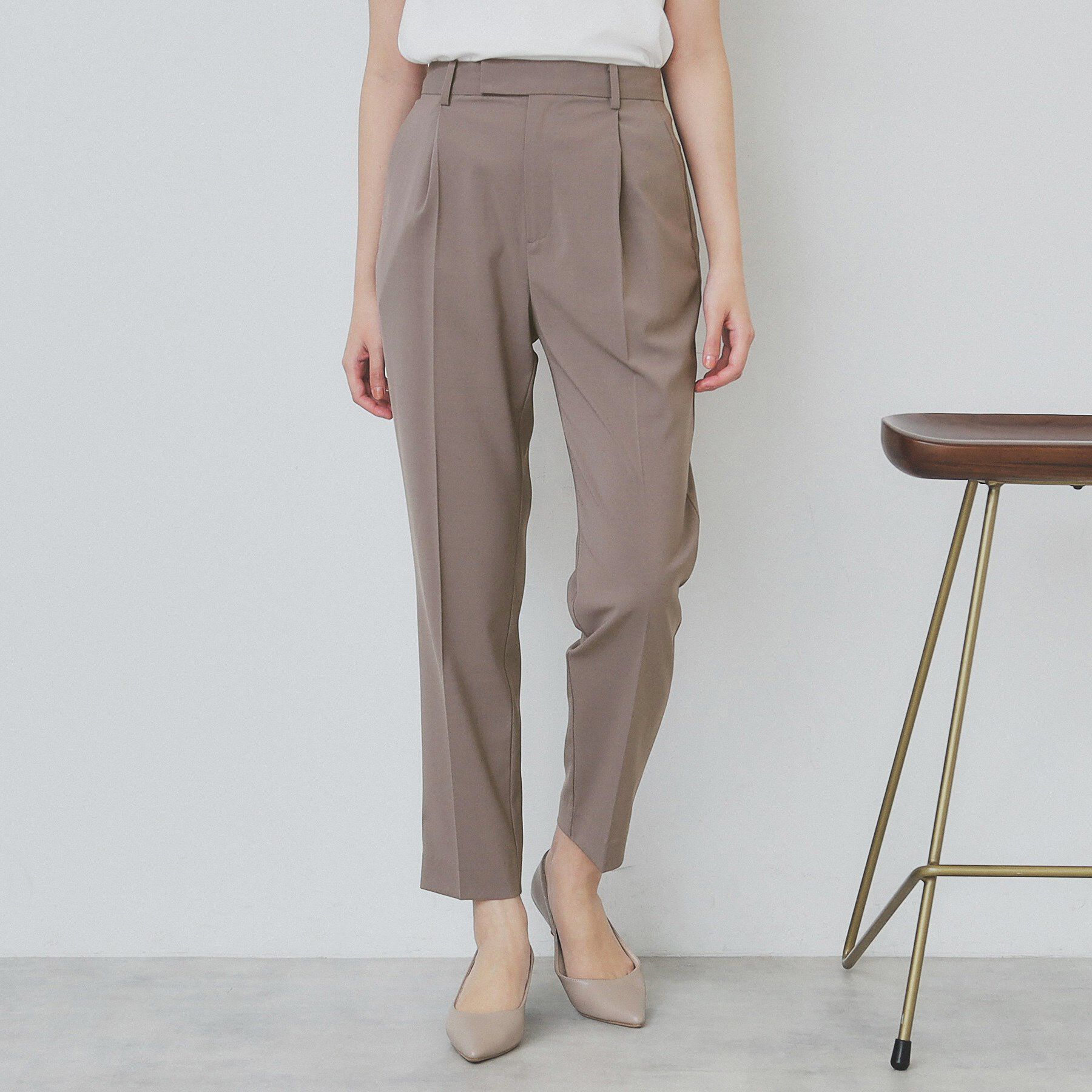 index「ストレッチテーパードパンツ/セットアップ対応【洗濯機洗い可/抗ピル/接触冷感】」|その他|