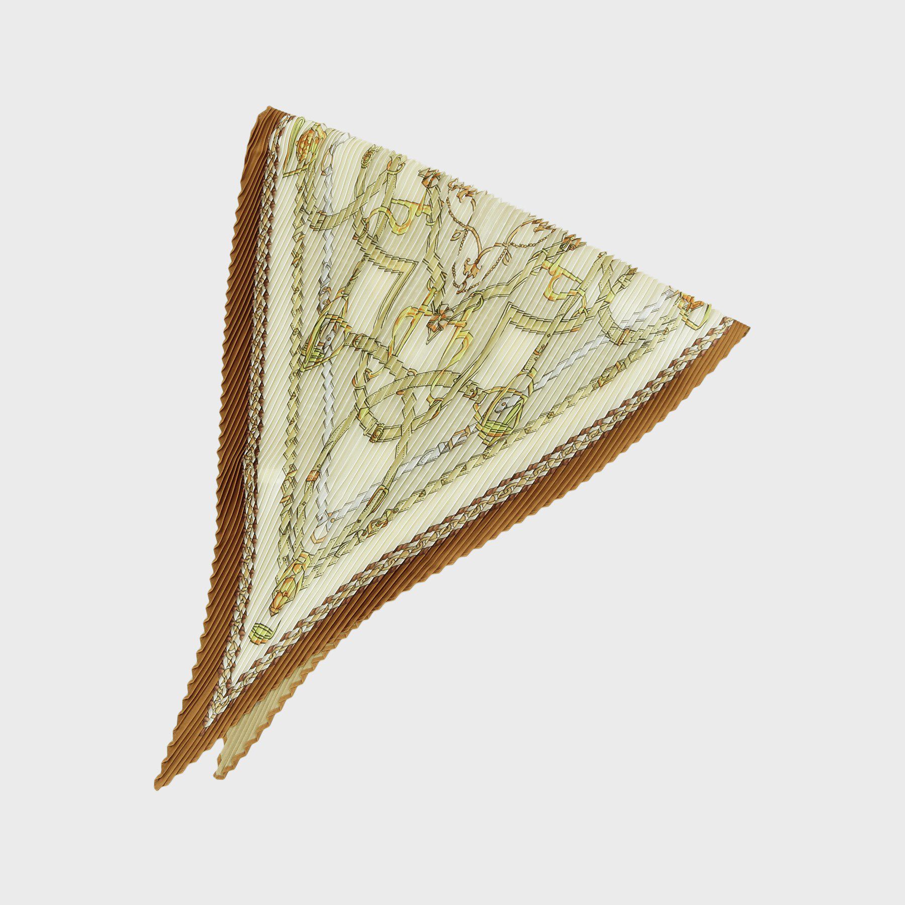 index「チェーン柄プリーツスカーフ」|バンダナ・スカーフ|