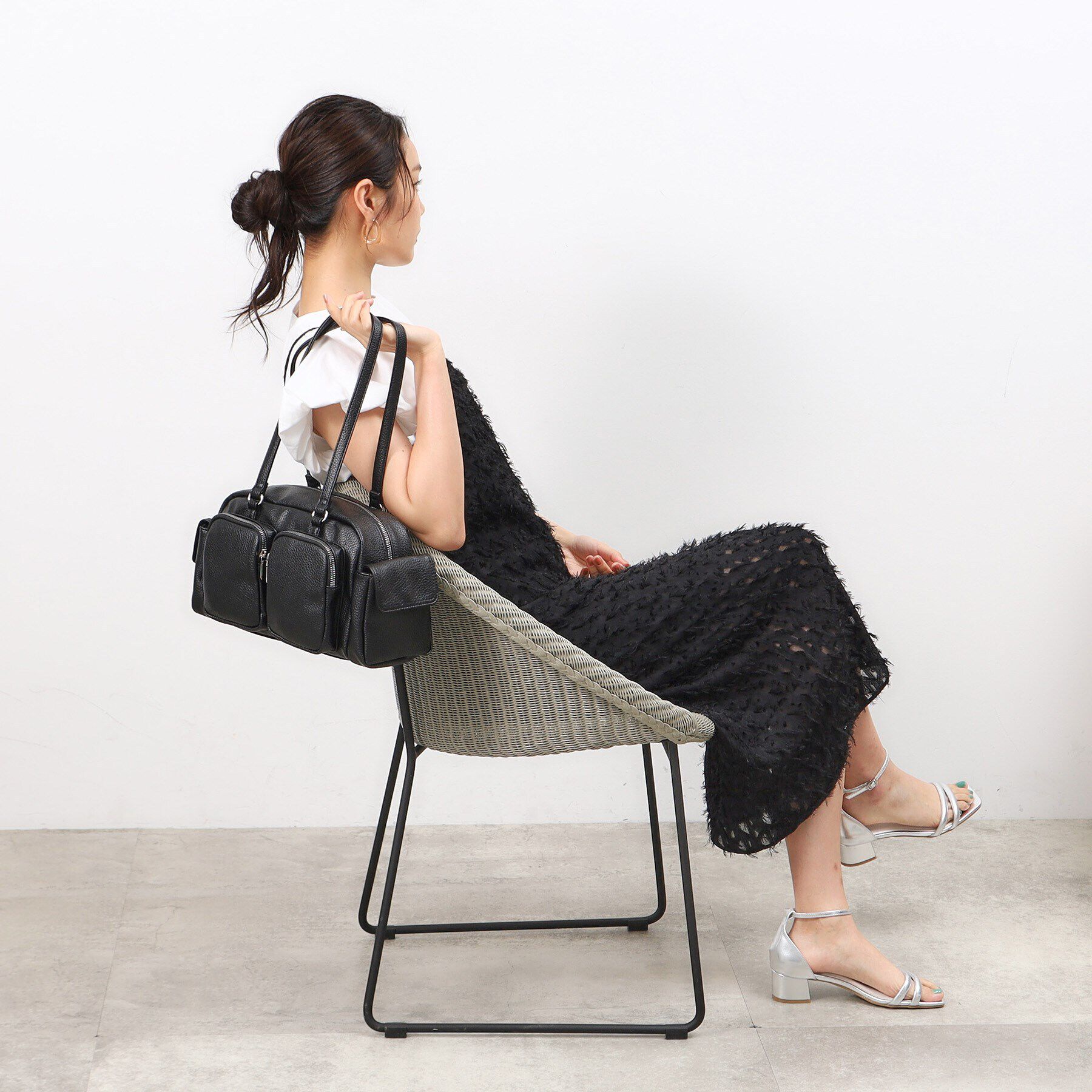 OPAQUE.CLIP「【多ポケット】フロントダブルポケットショルダーバッグ」|ショルダー・メッセンジャー|