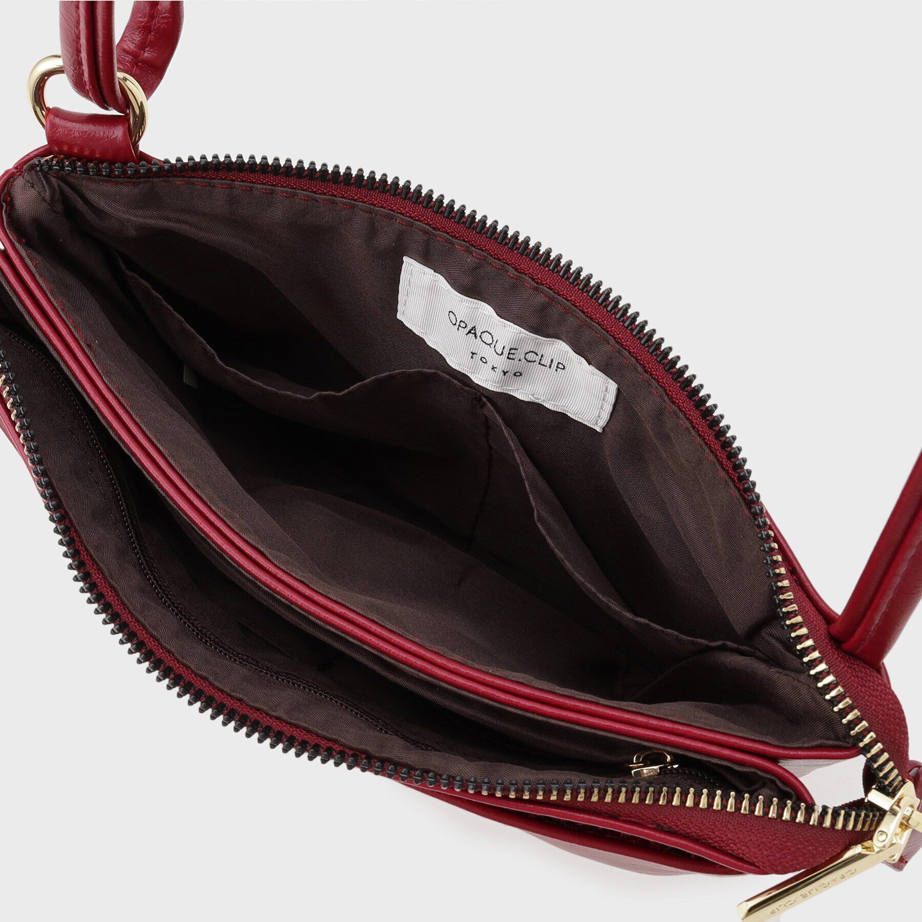 OPAQUE.CLIP「【マルチポケット】三層ミニショルダーバッグ」|ショルダー・メッセンジャー|