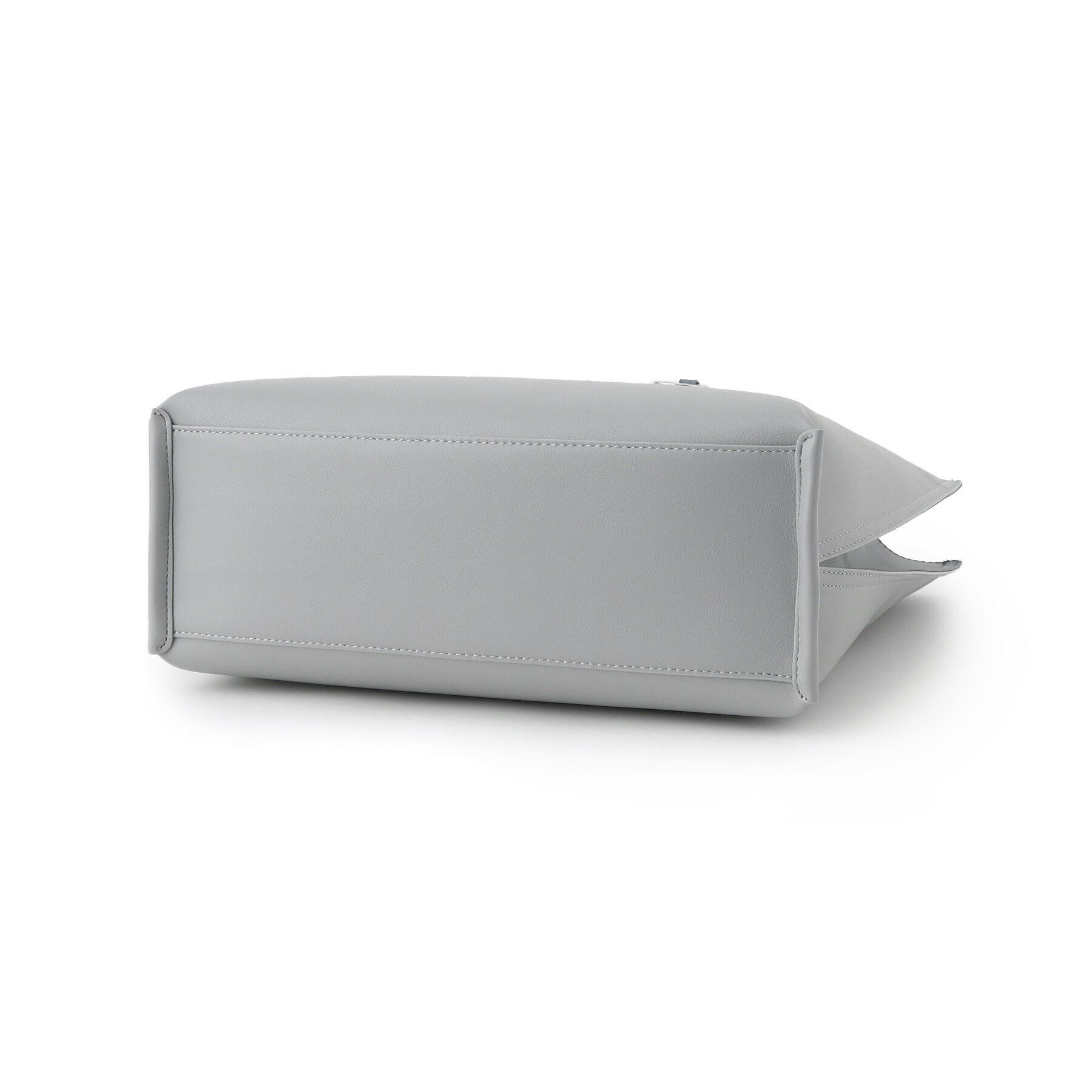 OPAQUE.CLIP「【A4サイズ対応／通勤対応】バイカラースムース合皮トートバッグ」|トートバッグ|