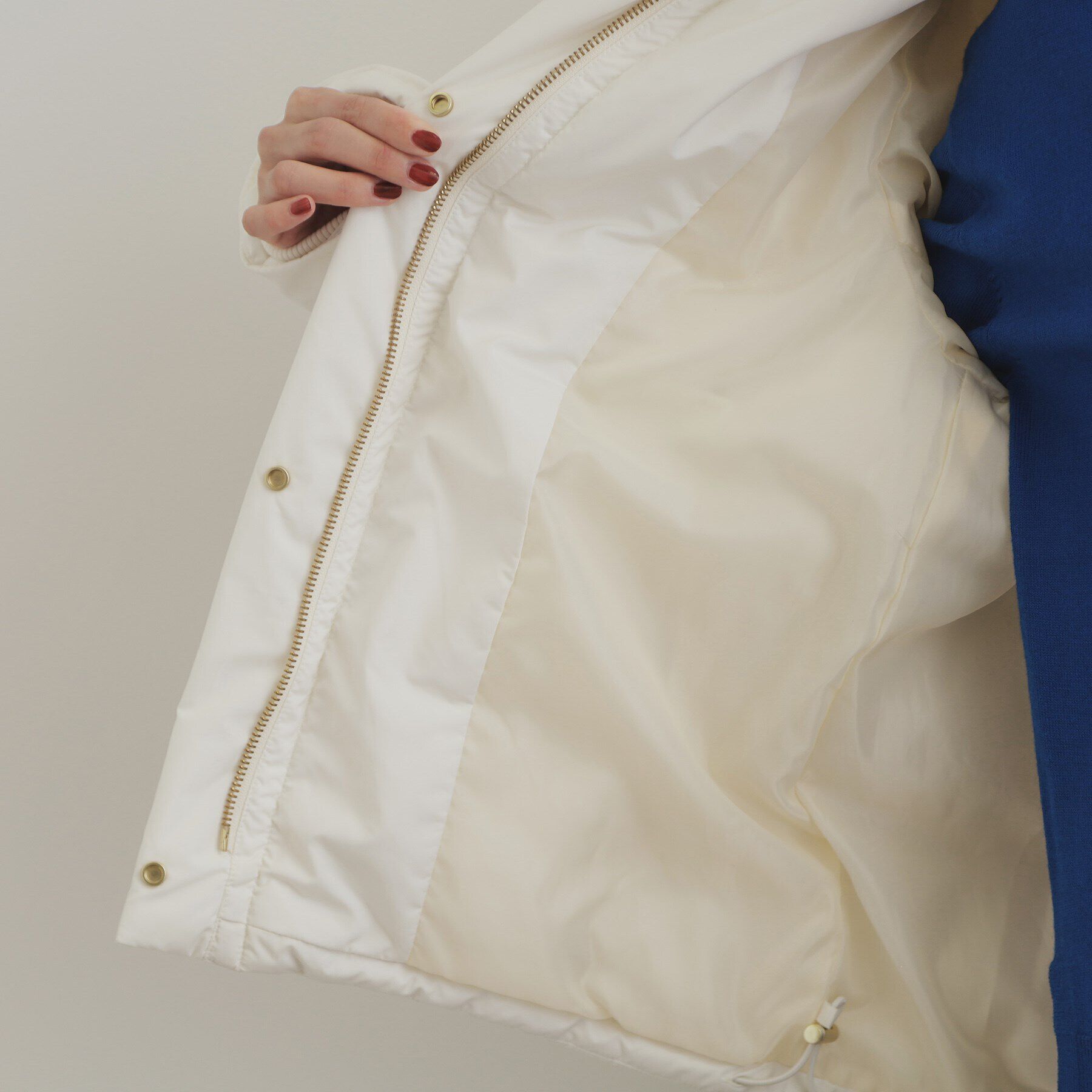 OPAQUE.CLIP「《SS-LLsize》襟取り外し可/ショートダウンジャケット【洗濯機洗い可/撥水/防風/抗菌加工】」|ダウン|