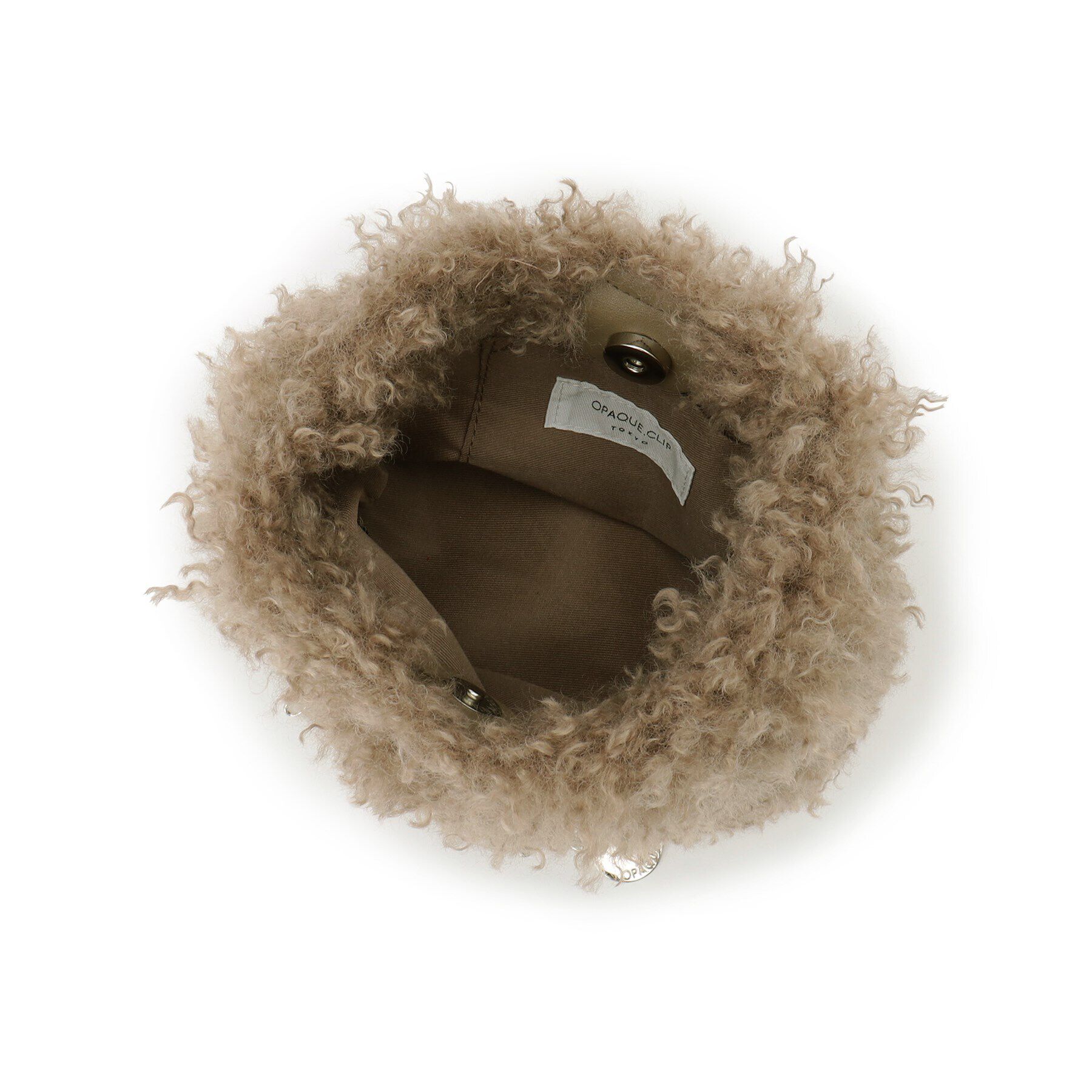 OPAQUE.CLIP「【2WAY】ラム風フェイクファーミニショルダーバッグ」|ショルダー・メッセンジャー|