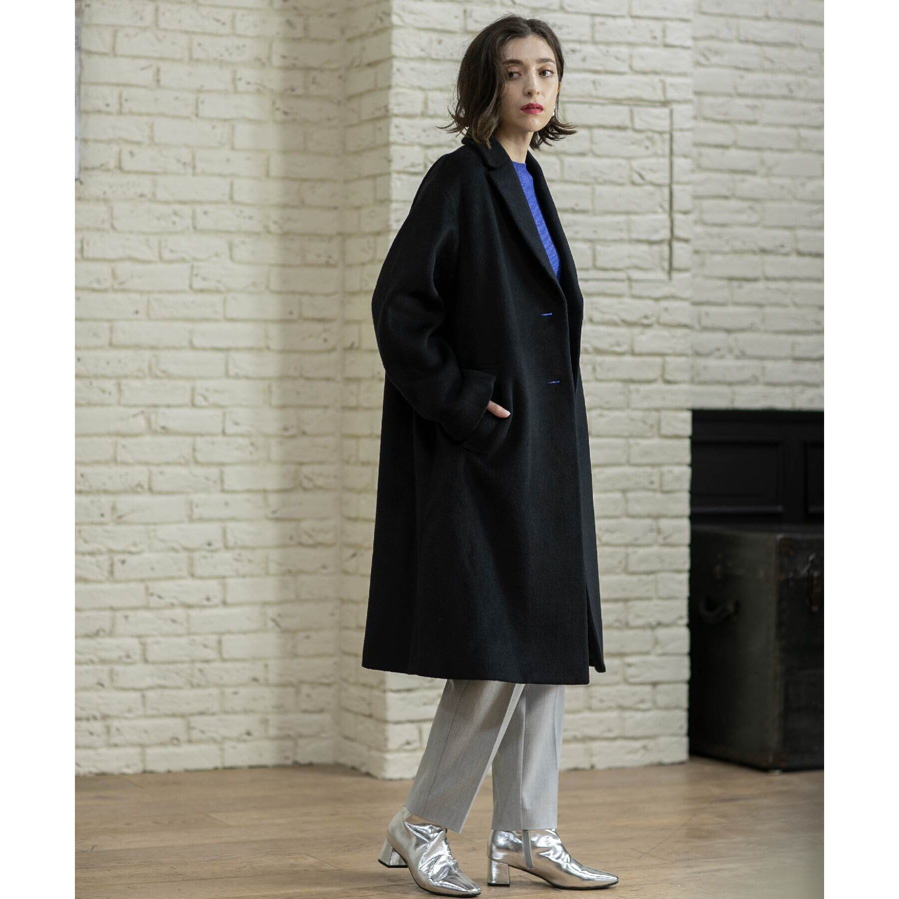 OPAQUE.CLIP「ウールカシミヤブレンド チェスターコート」|チェスターコート|