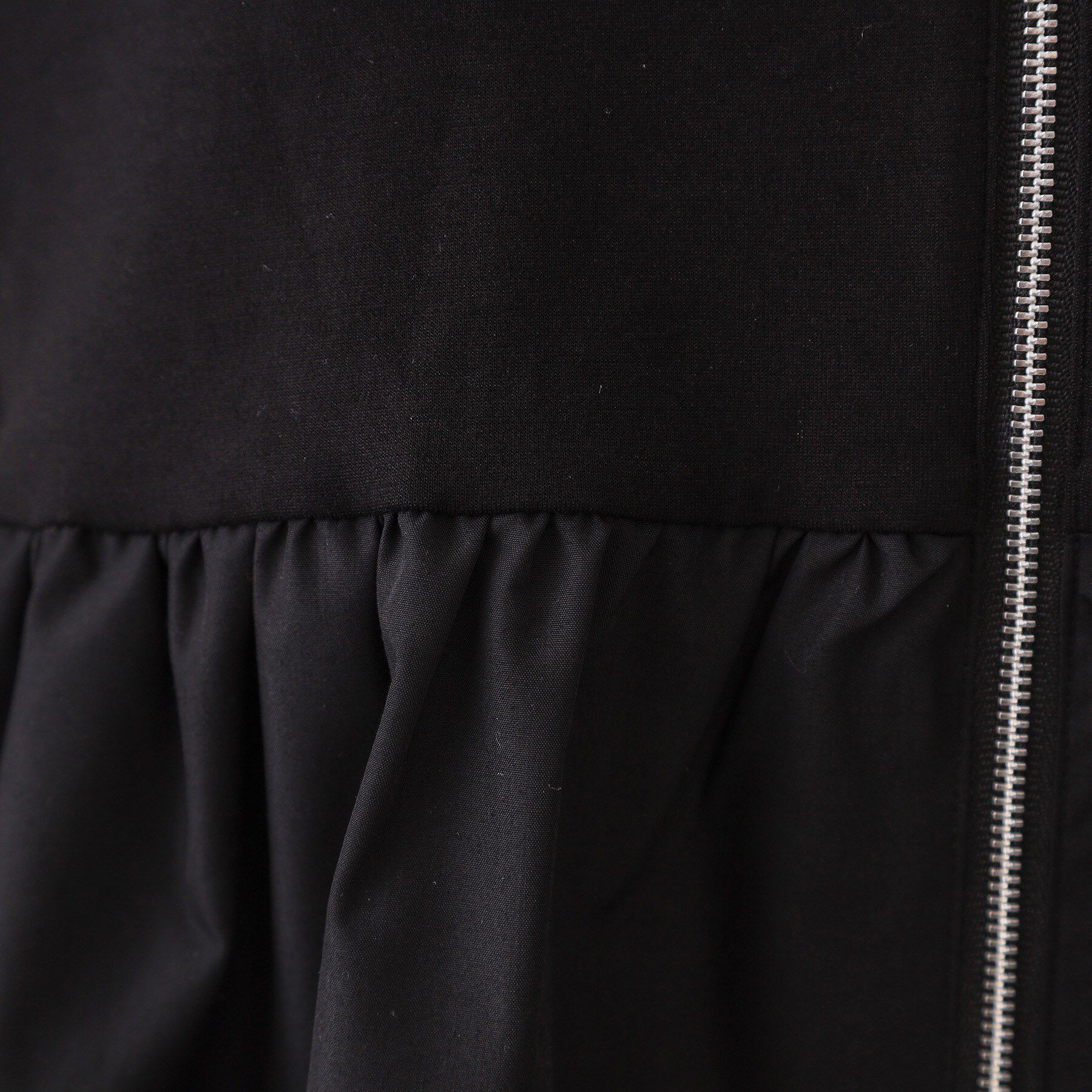 OPAQUE.CLIP「ペプラムドッキングZIPカーディガン【洗濯機洗い可】」|カーディガン|