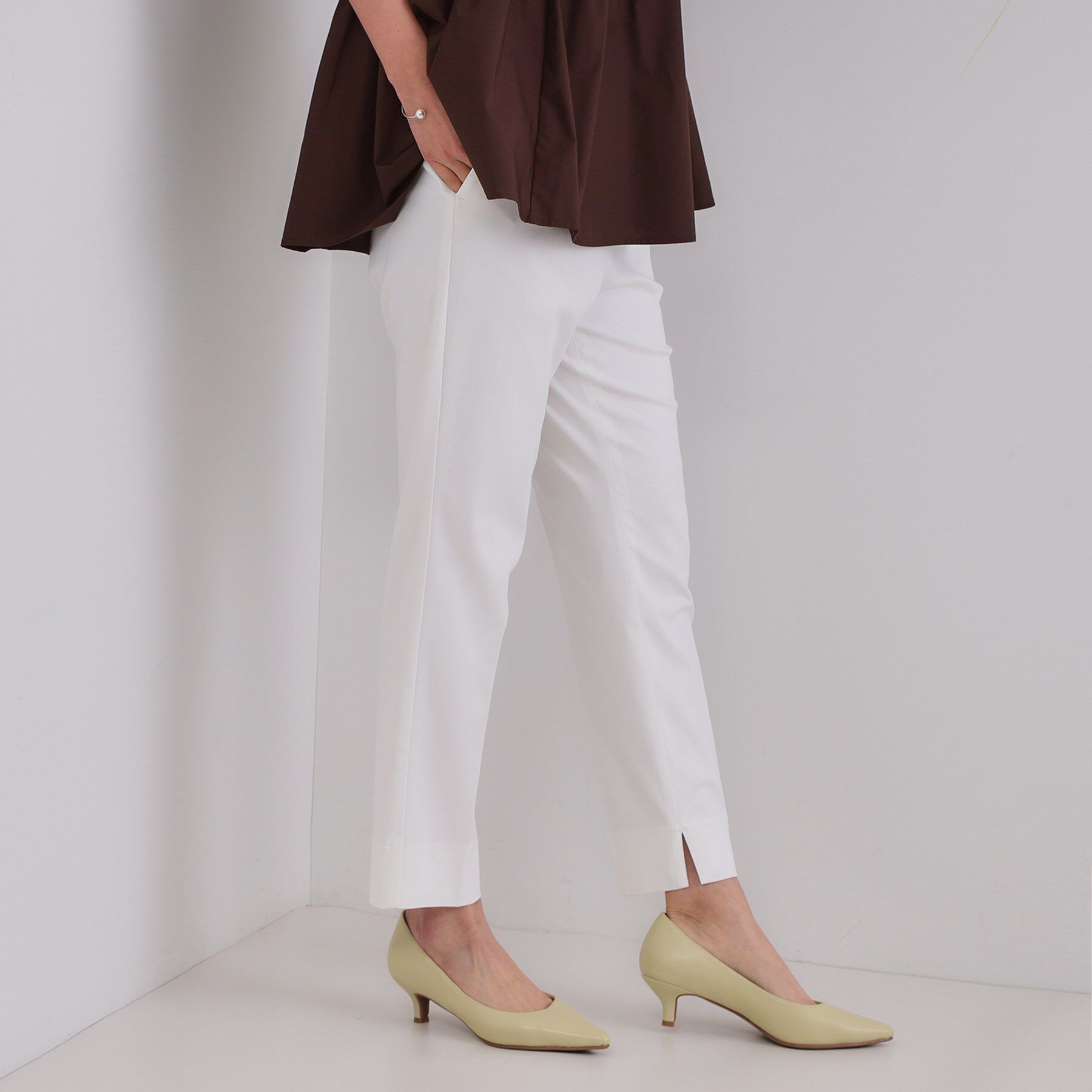 OPAQUE.CLIP「ハイストレッチイージースティックパンツ【洗濯機洗い可】」|その他|