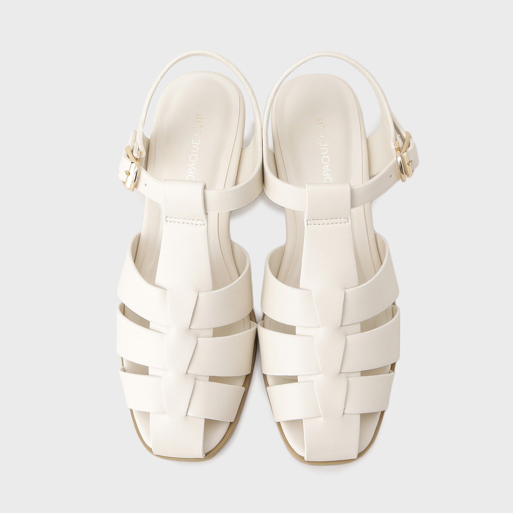 OPAQUE.CLIP「スクエアトゥグルカサンダル」|サンダル|