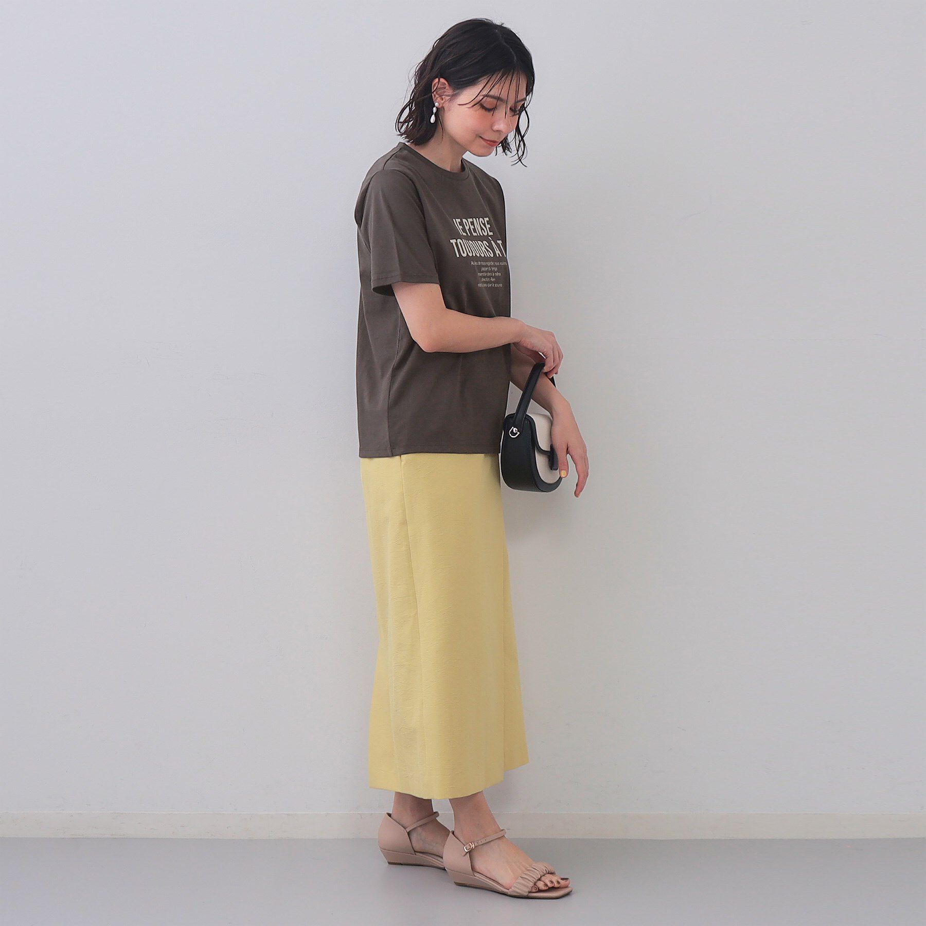 OPAQUE.CLIP「アソートロゴTシャツ【洗濯機洗い可】」|Tシャツ・カットソー|