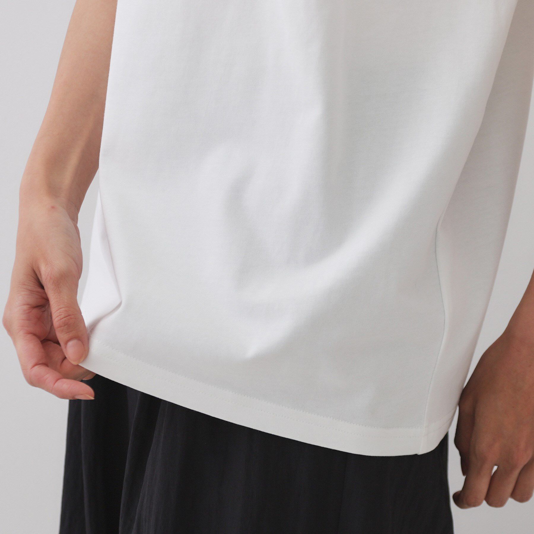 OPAQUE.CLIP「フォトプリントTシャツ【洗濯機洗い可】」|Tシャツ・カットソー|