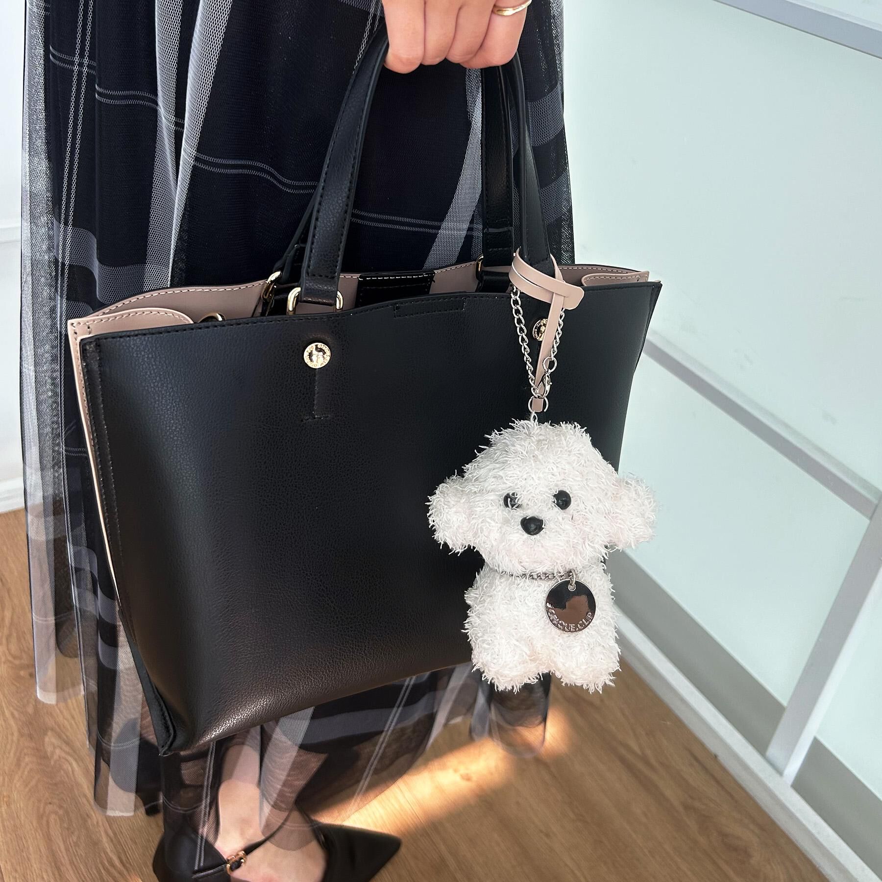 OPAQUE.CLIP「DOGファミリードールチャーム」|キーケース|