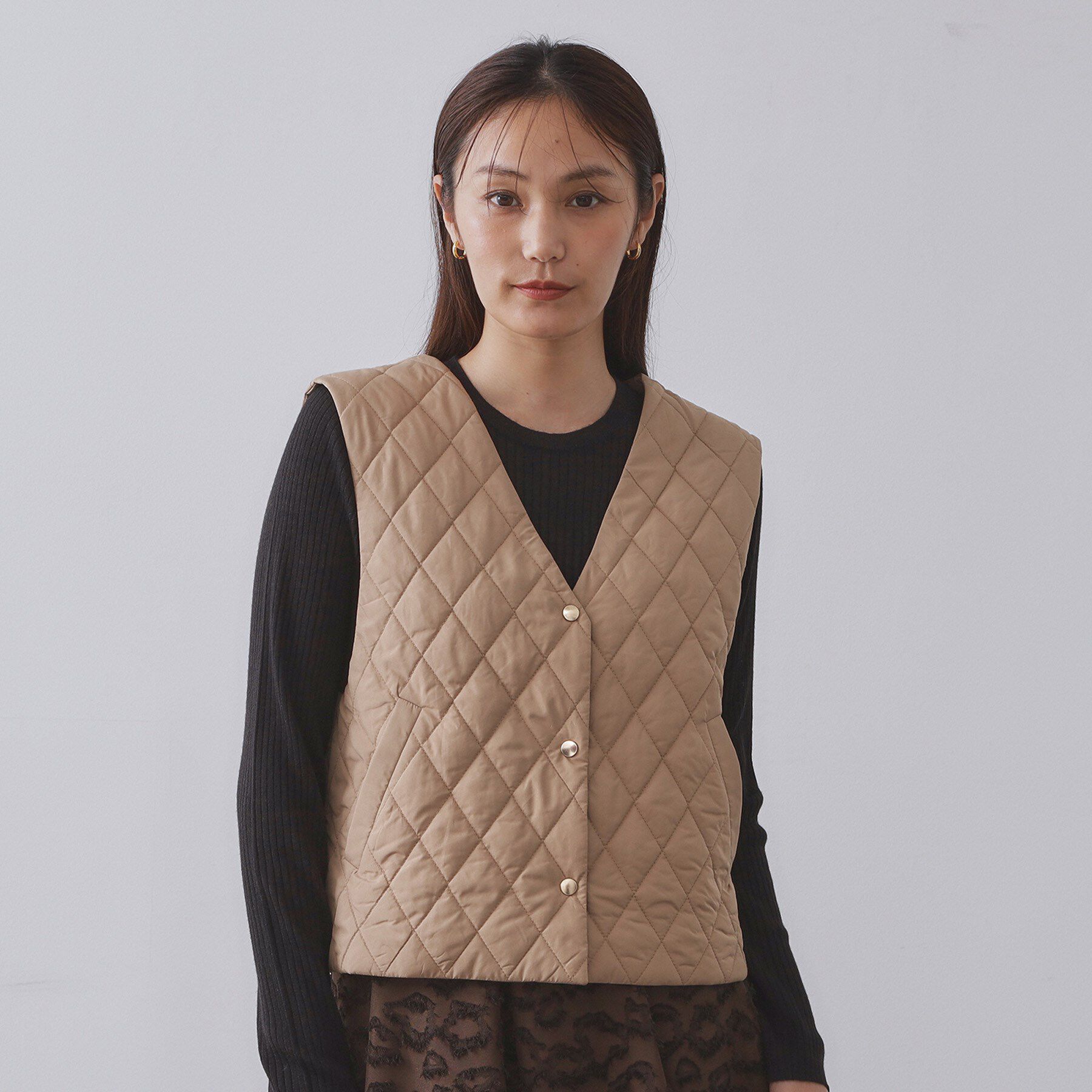 OPAQUE.CLIP「《ツインセット》マウンテンパーカー&times;キルティングベストライナー【撥水/洗濯機OK】」|ブルゾン・スタジャン|