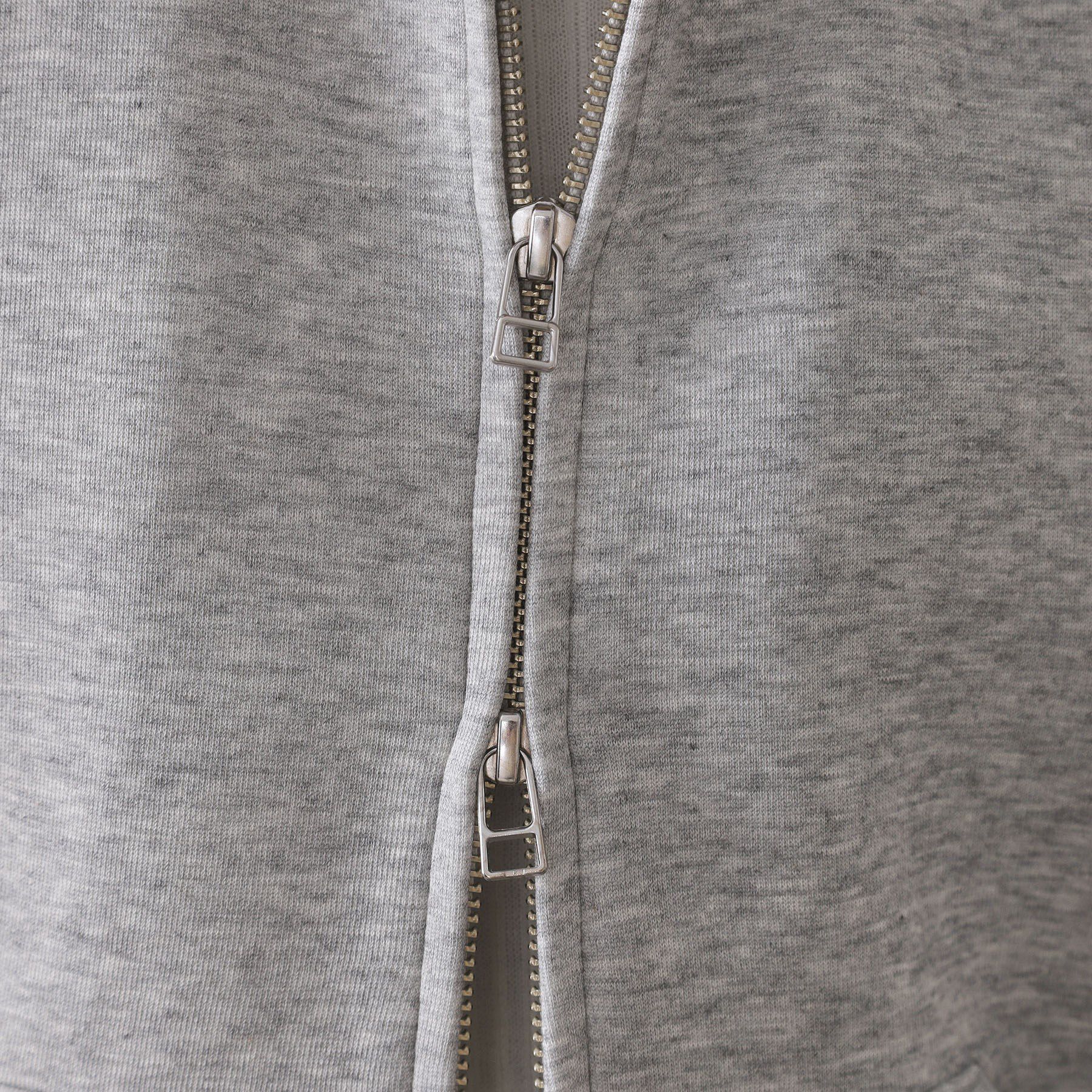 OPAQUE.CLIP「ダブルジップフーディ/セットアップ対応【洗濯機OK】」|カーディガン|