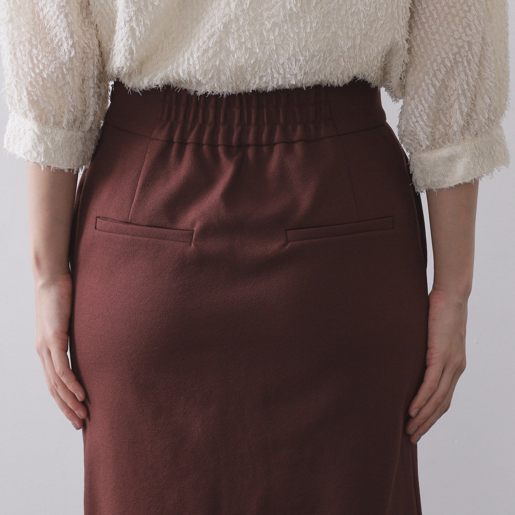 OPAQUE.CLIP「ミドル丈タイトスカート【洗濯機OK】」|スカート|