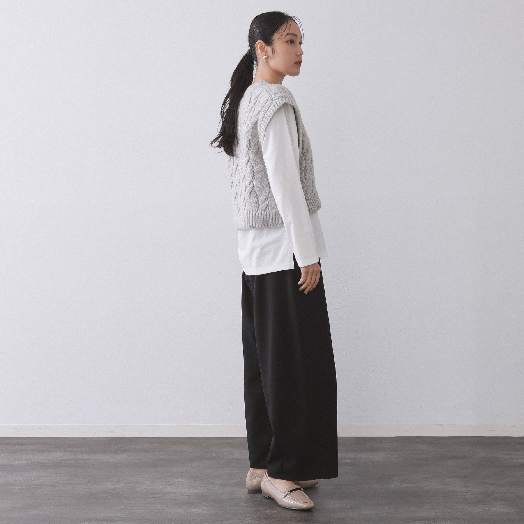 OPAQUE.CLIP「イージーワイドパンツ【洗濯機OK】」|その他|