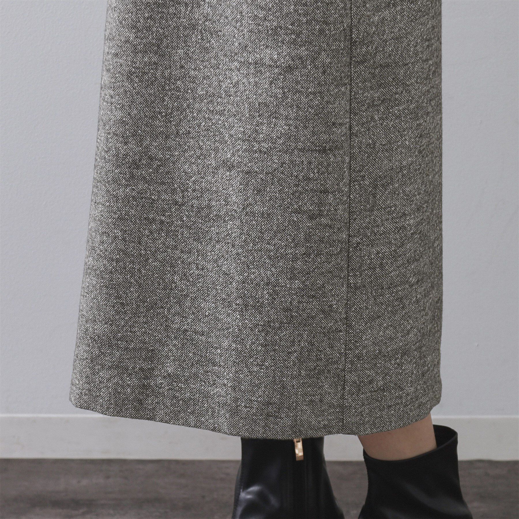 OPAQUE.CLIP「ラメツイードジャンスカ【洗濯機OK】」|ワンピース|