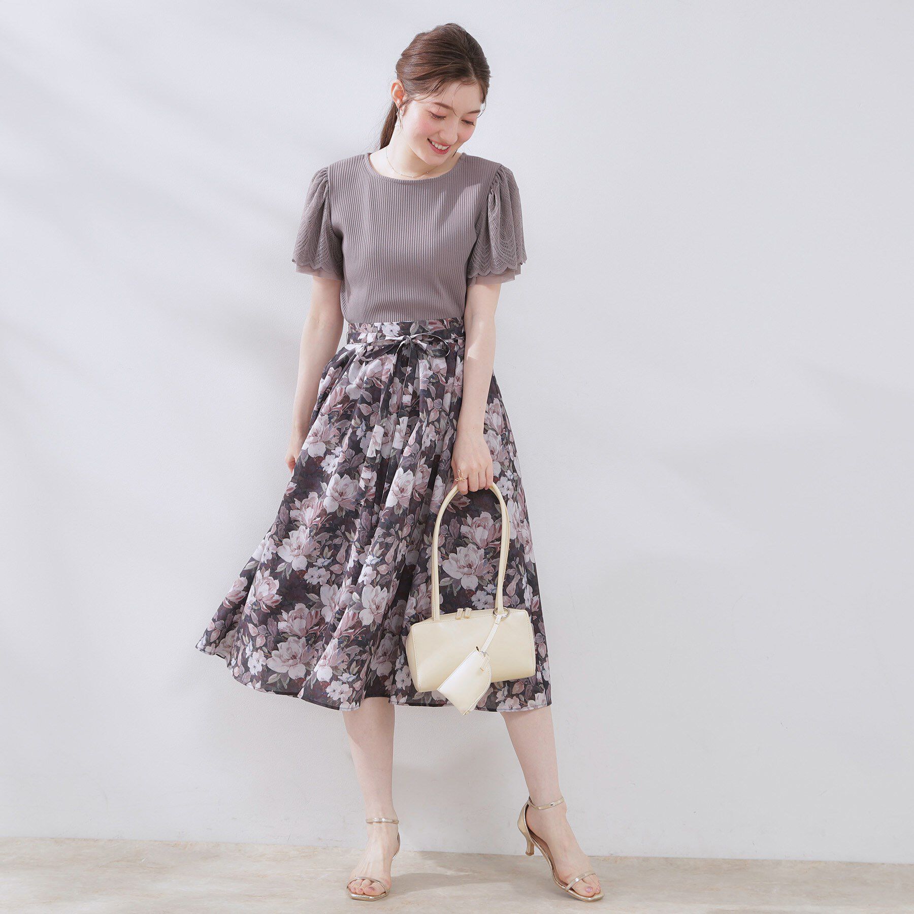 Couture broach「スクエアロングハンドルバッグ」|ハンドバッグ|