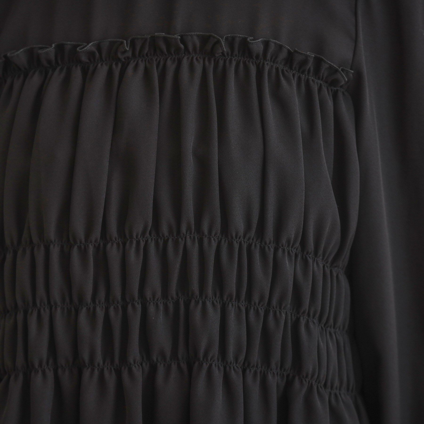 Couture broach「【マシンウォッシャブル・きれいめ・通勤】シャーリングチュニックブラウス」|シャツ・ブラウス|