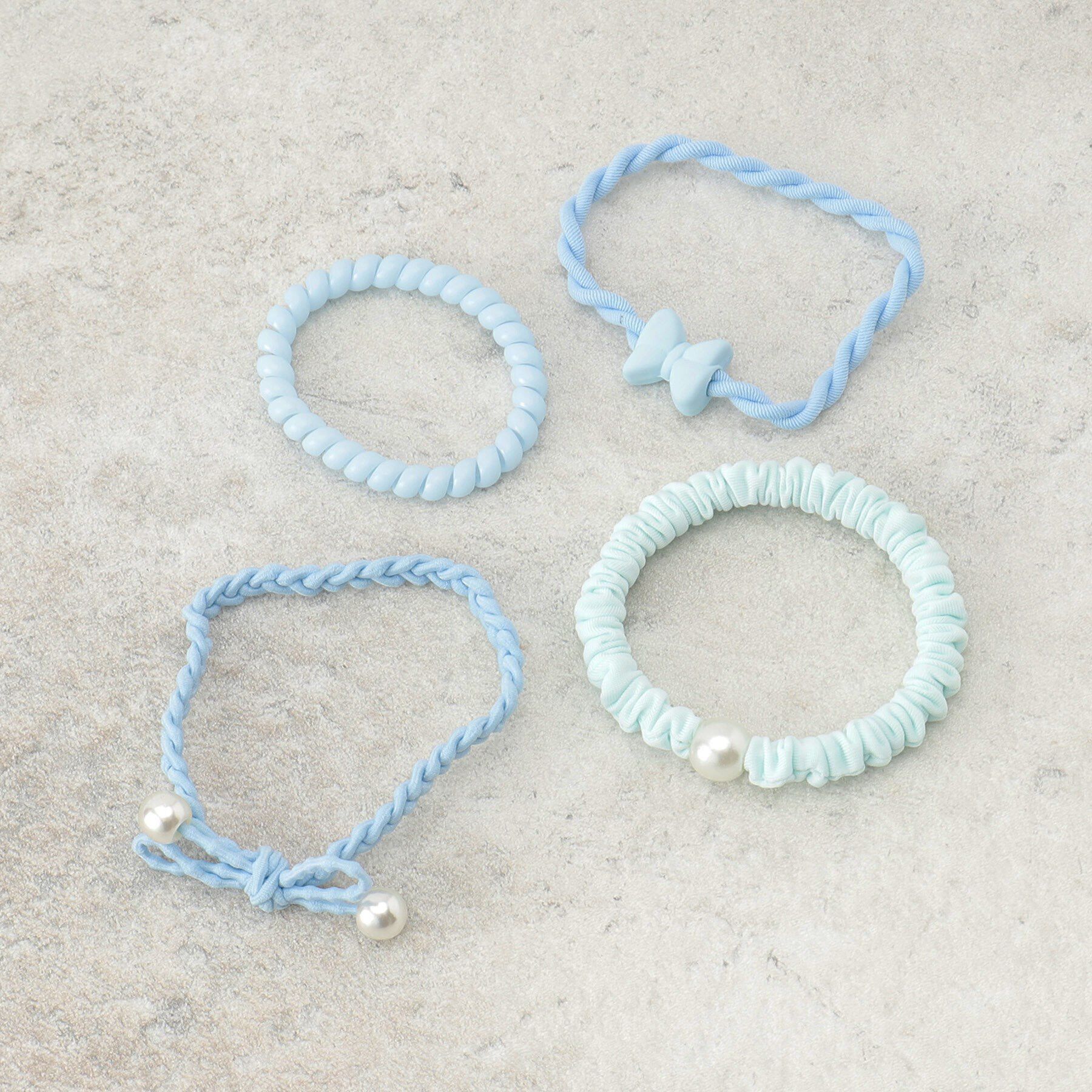 PINK-latte「カラーヘアゴムセット」|その他|ブルー(091)