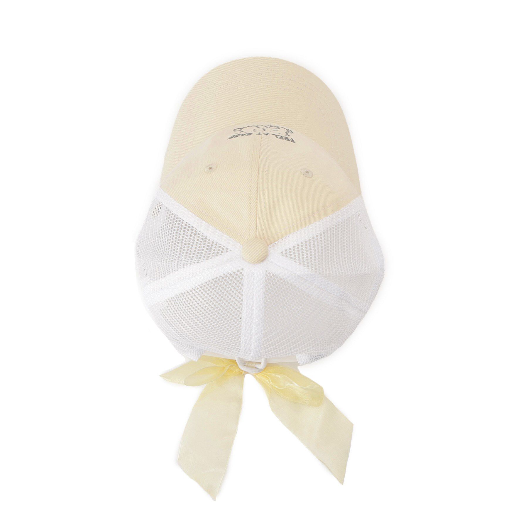 PINK-latte「くま刺繍メッシュキャップ」|キャップ・キャスケット|