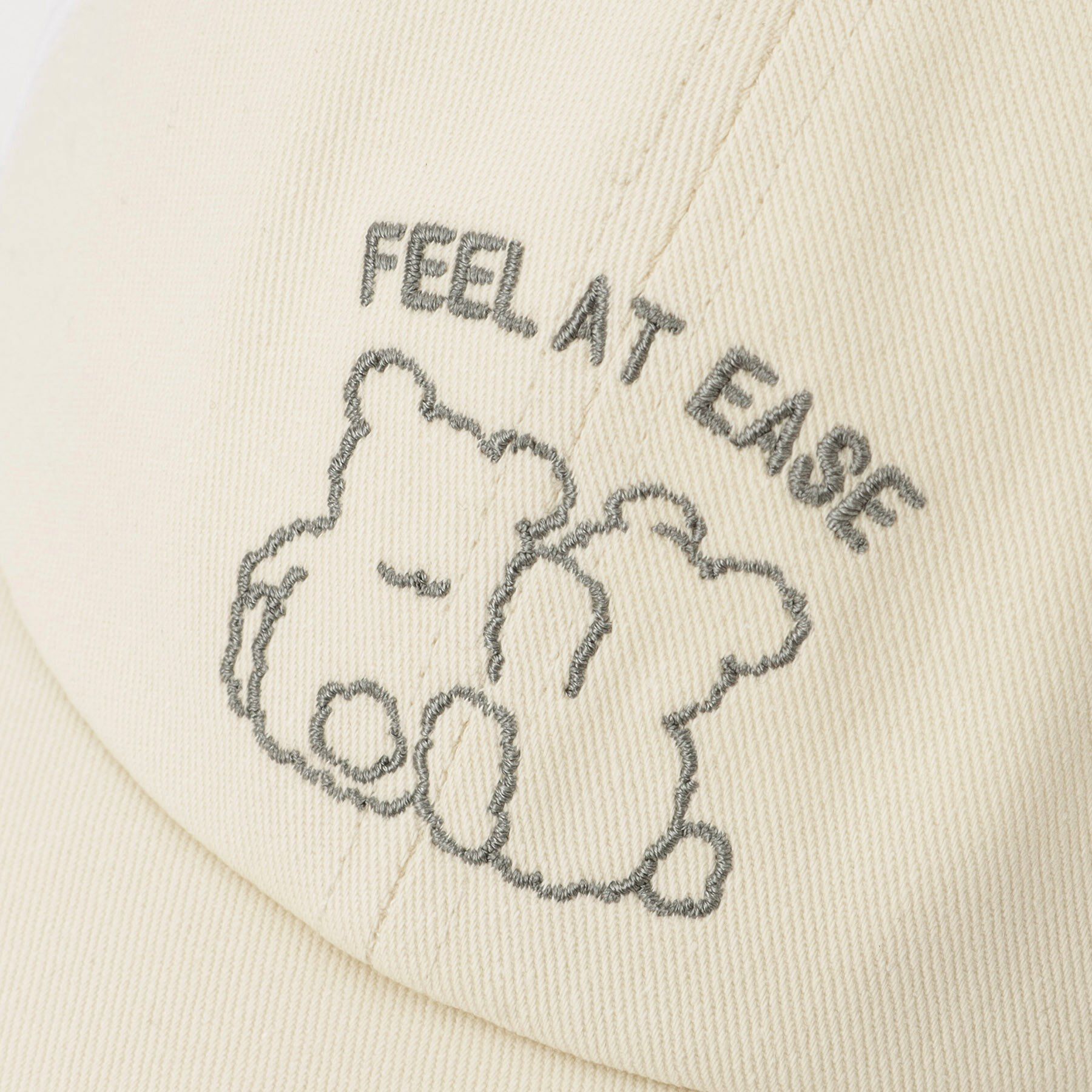 PINK-latte「くま刺繍メッシュキャップ」|キャップ・キャスケット|