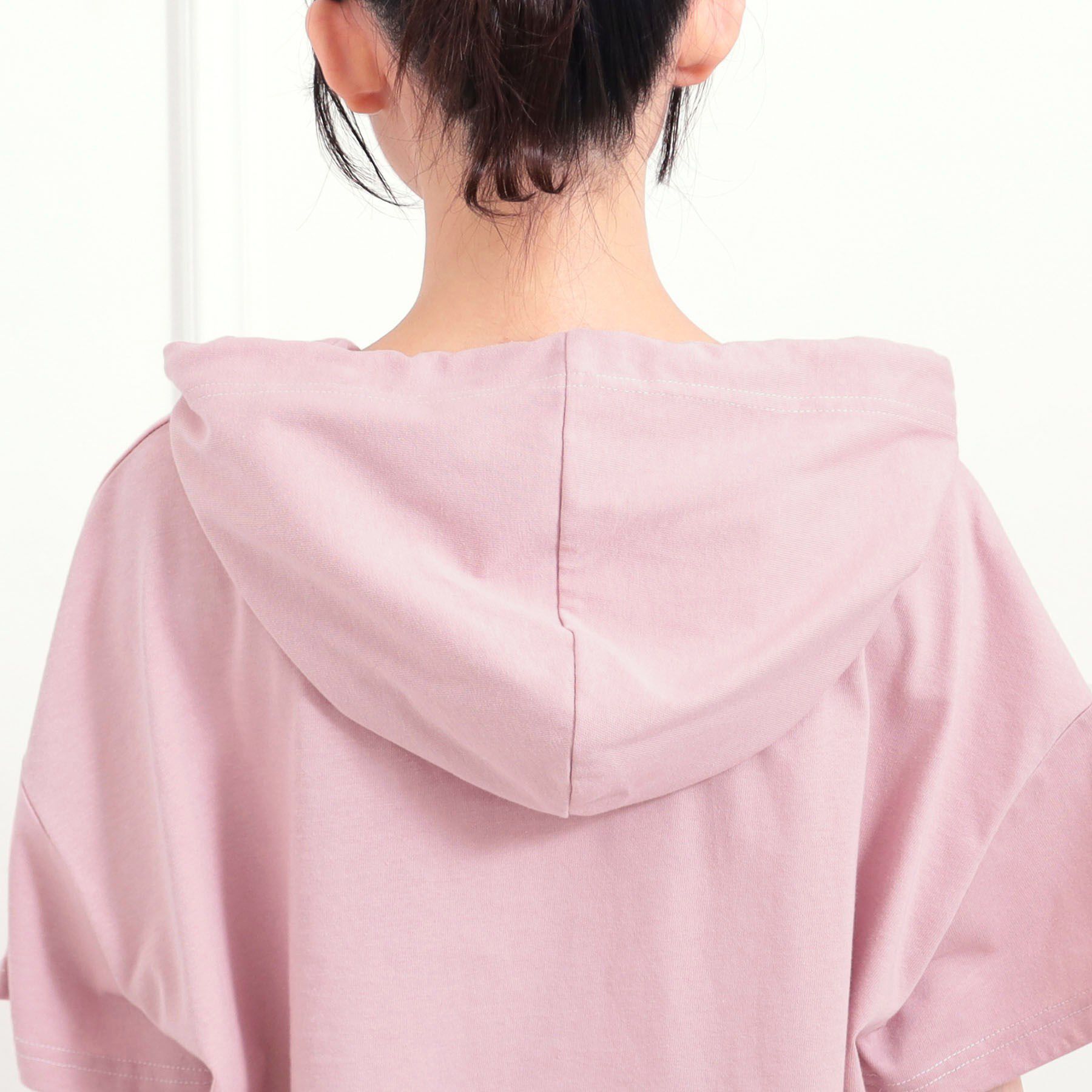 PINK-latte「【セットアップアイテム】半袖パーカ＋ハーフパンツセット」|その他|