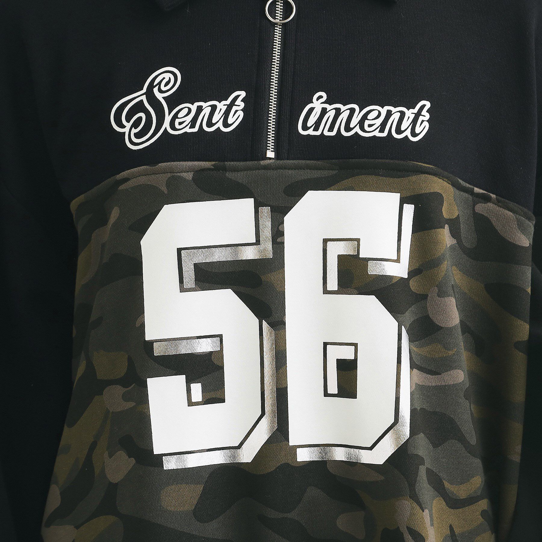 PINK-latte「ナンバー切替ハーフジップワンピース」|ワンピース|