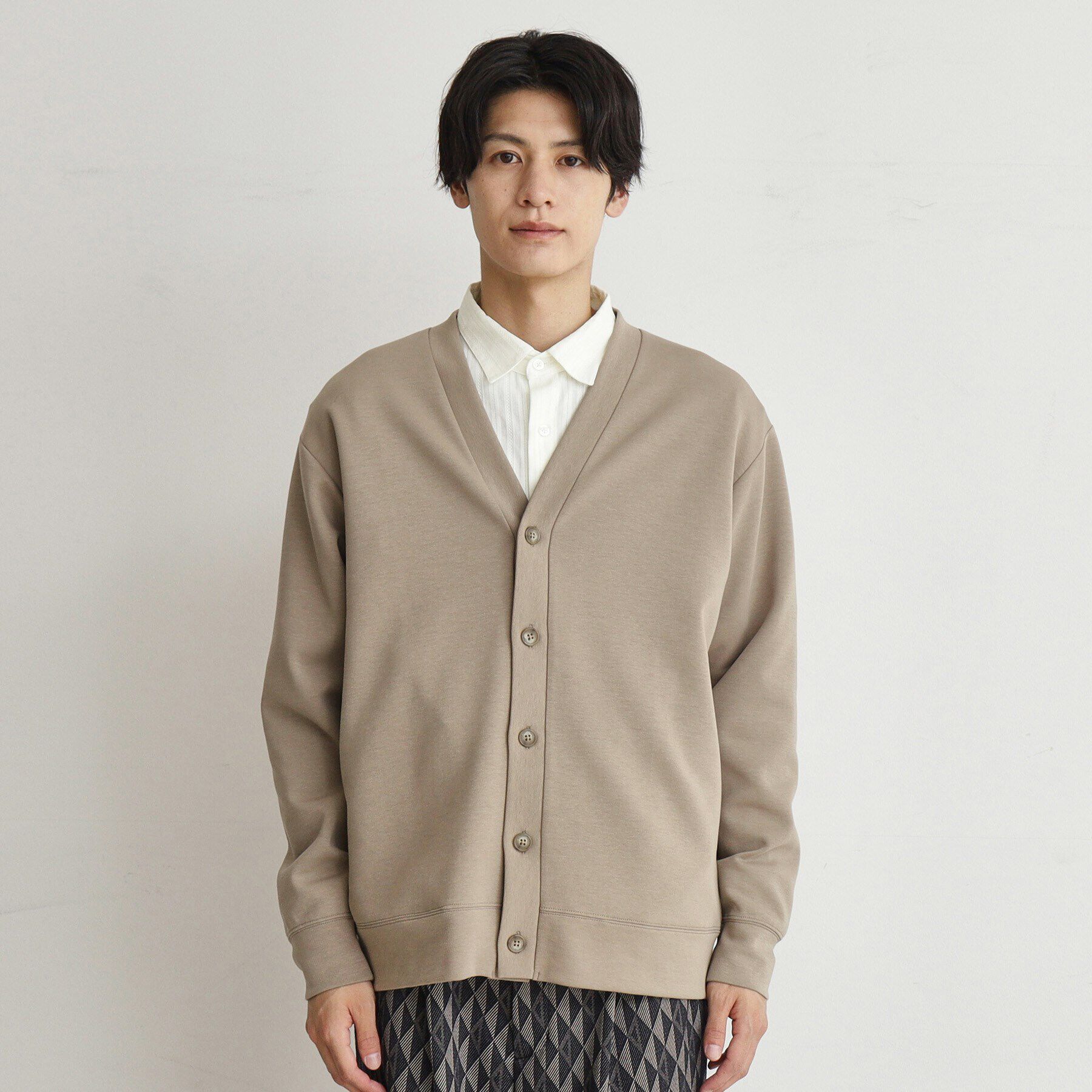 THE SHOP TK「ライトダンボールカーディガン」|カーディガン|